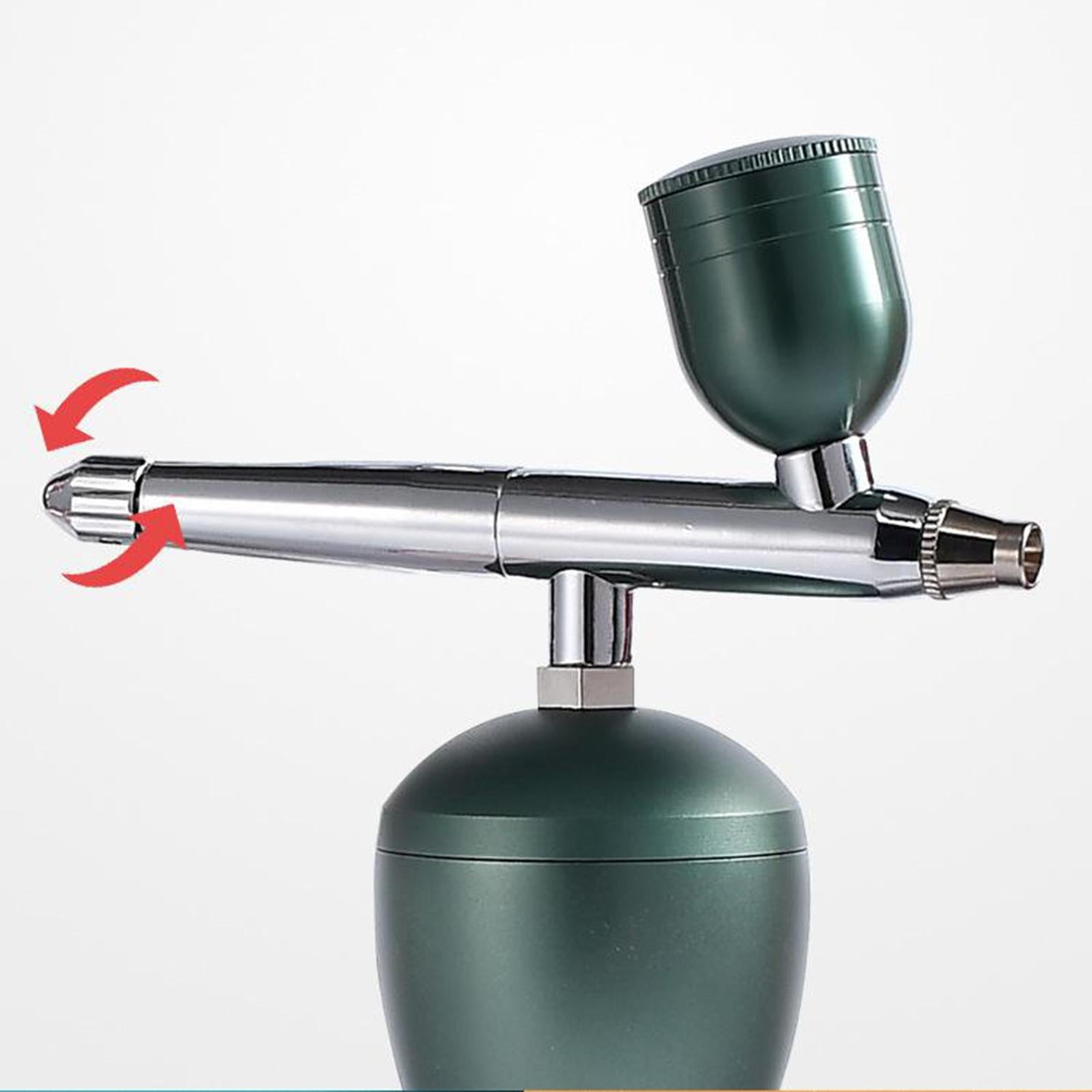 High Pressure Nano Facial Spray Gun for Facial Moisturizing Wrinkle Remove Dark green