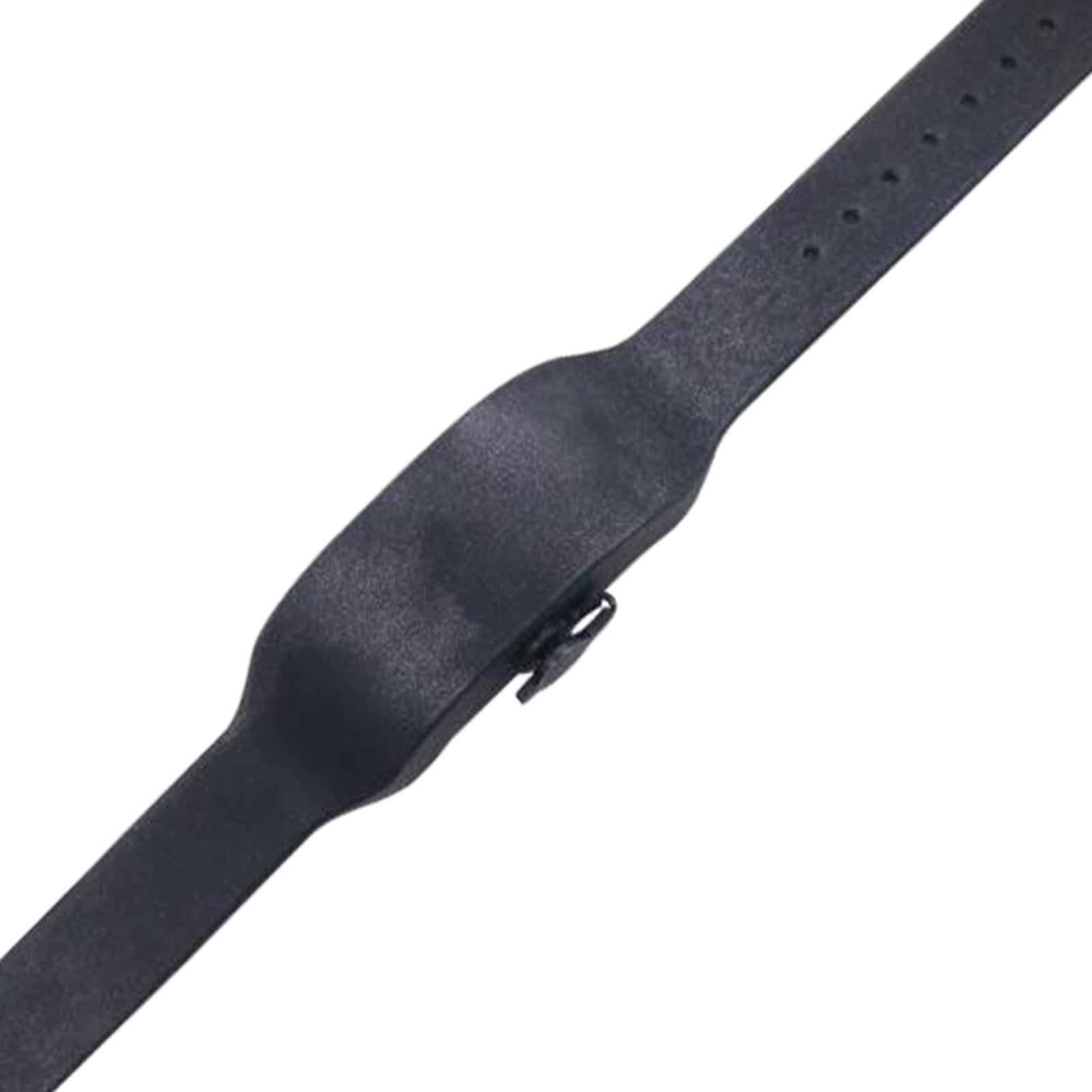 Portable Soap Bracelet Hand Sanitizer Dispenser Band Squeeze Bottles Black