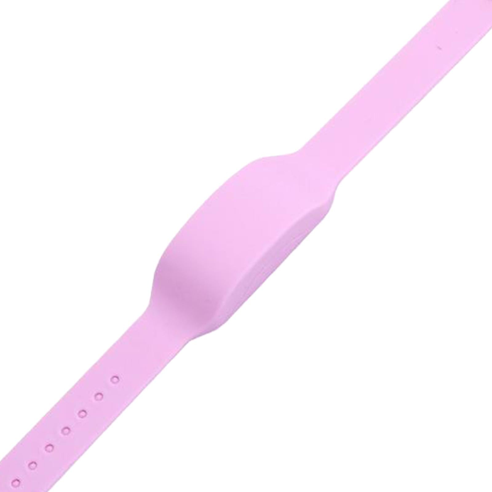 Portable Soap Bracelet Hand Sanitizer Dispenser Band Squeeze Bottles Purple