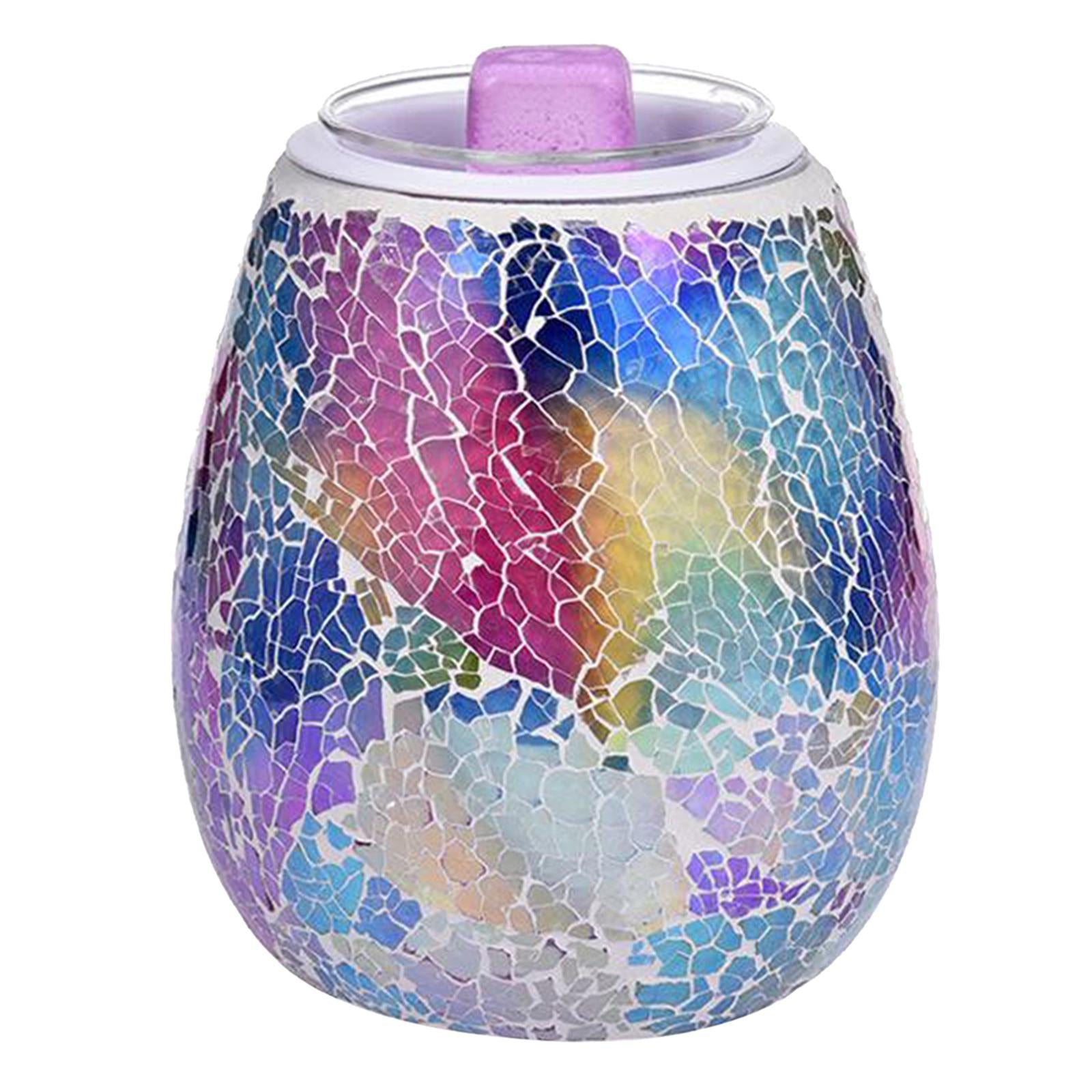 Premium Glass Aroma Diffuser Led Night Light Candle Warmer Coffee Bar US