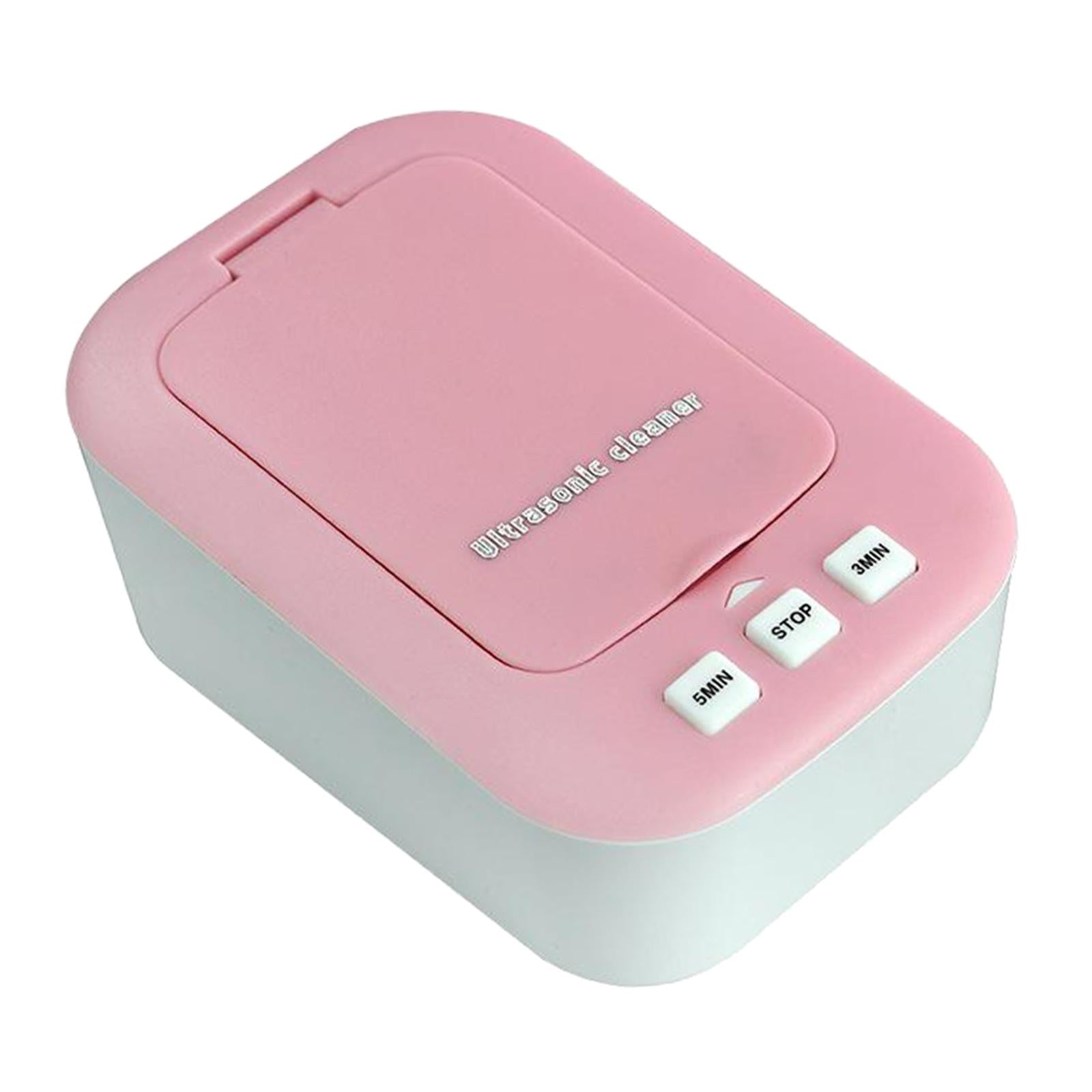 Contact Lens Cleaner Machine Fast Vibration for Soft Lens RGP Lens  pink