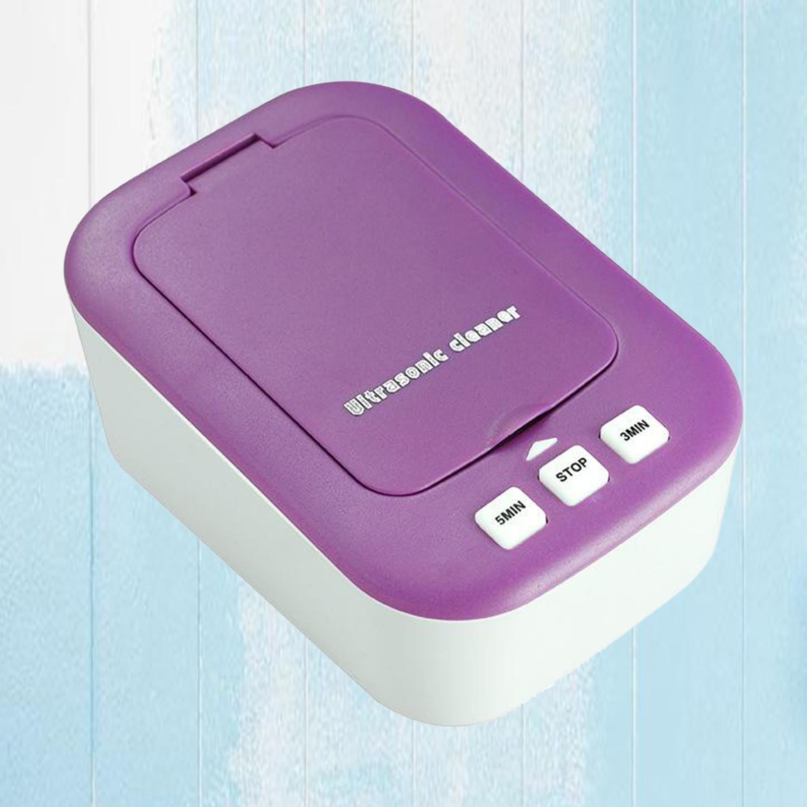 Contact Lens Cleaner Machine Fast Vibration for Soft Lens RGP Lens  purple