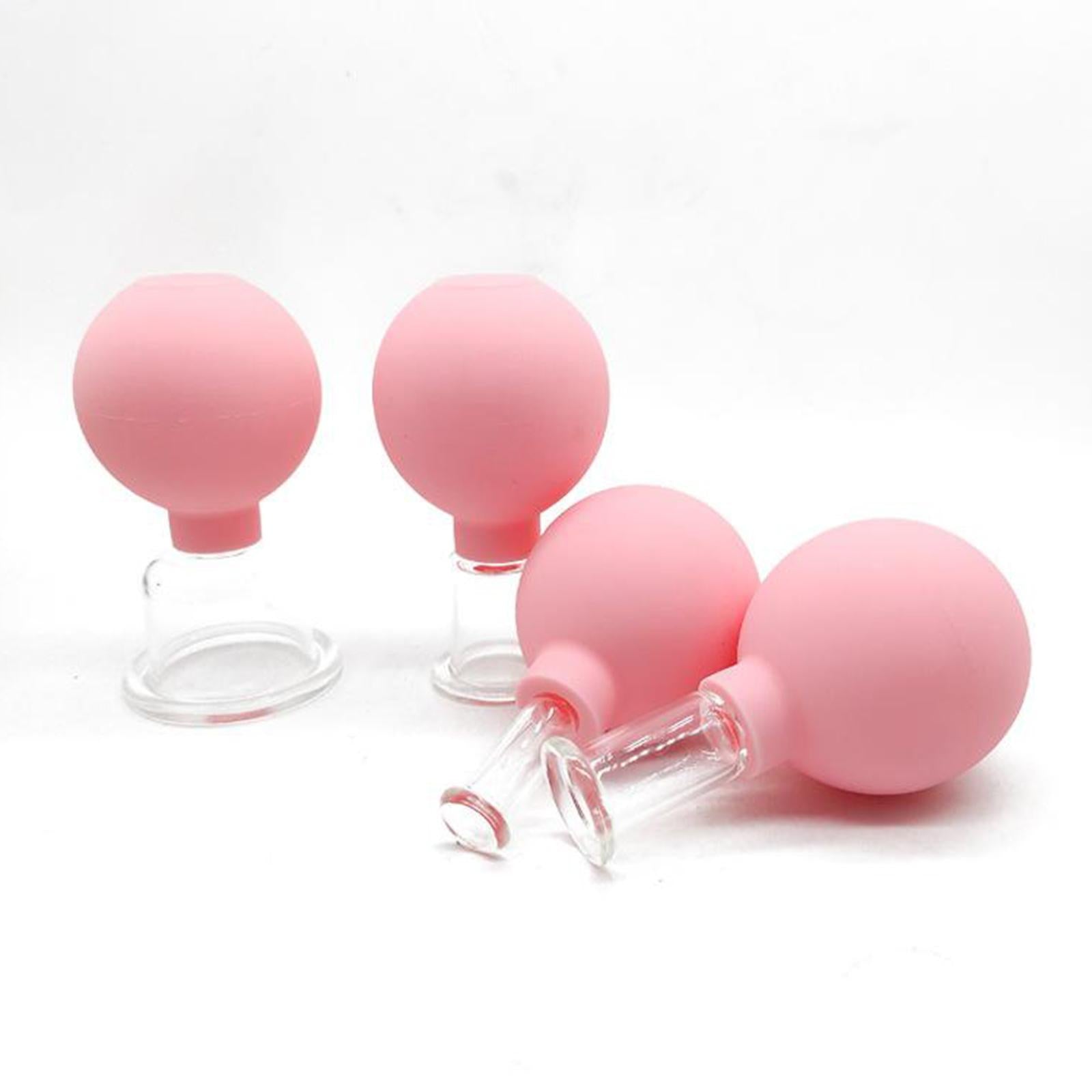 4Pieces Portable Massage Cupping Cup Home Eye Back Leg Full Body Message