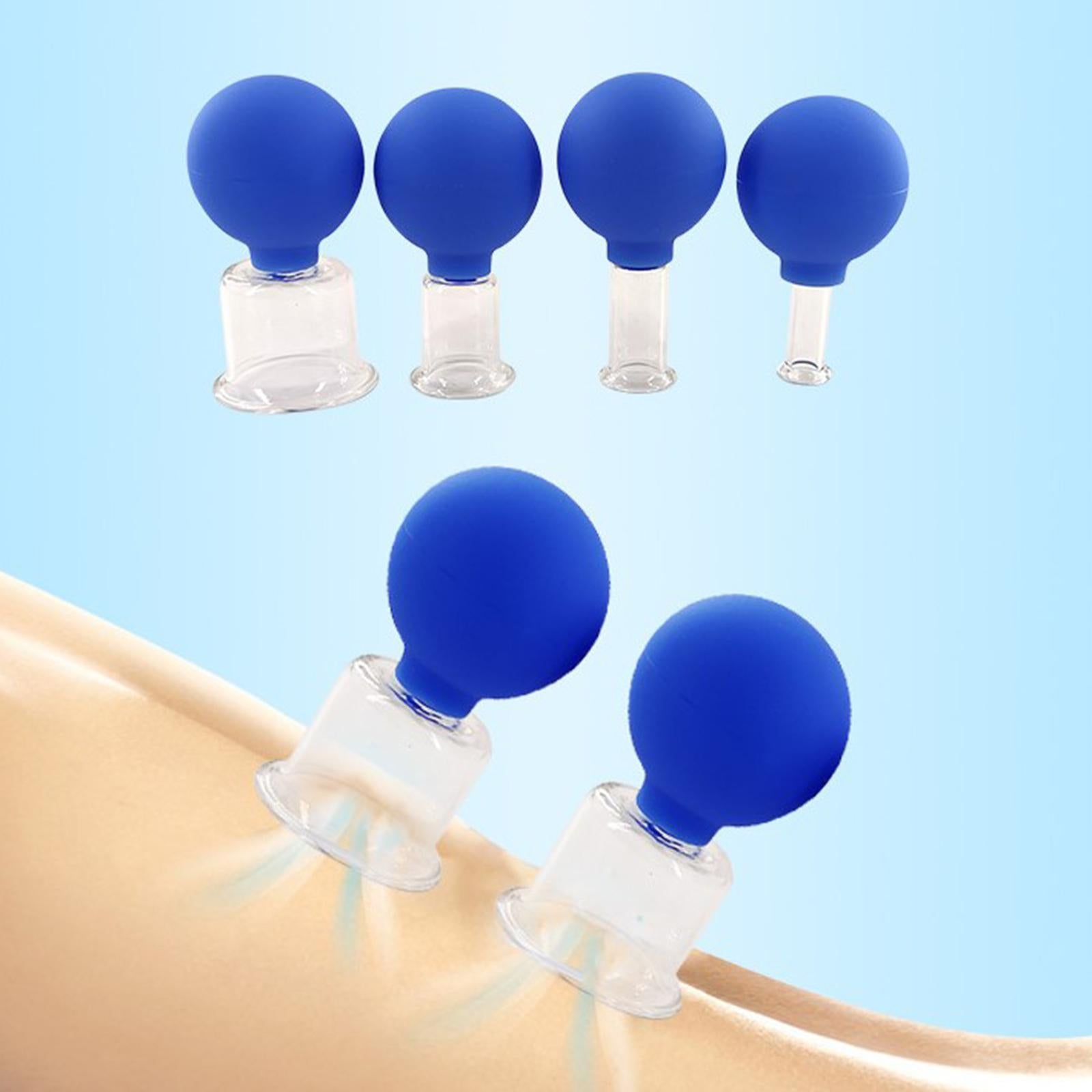 Glass Safety Vacuum Cupping for Massage Back Face Arm Back Chineses Therapy 1.37inch