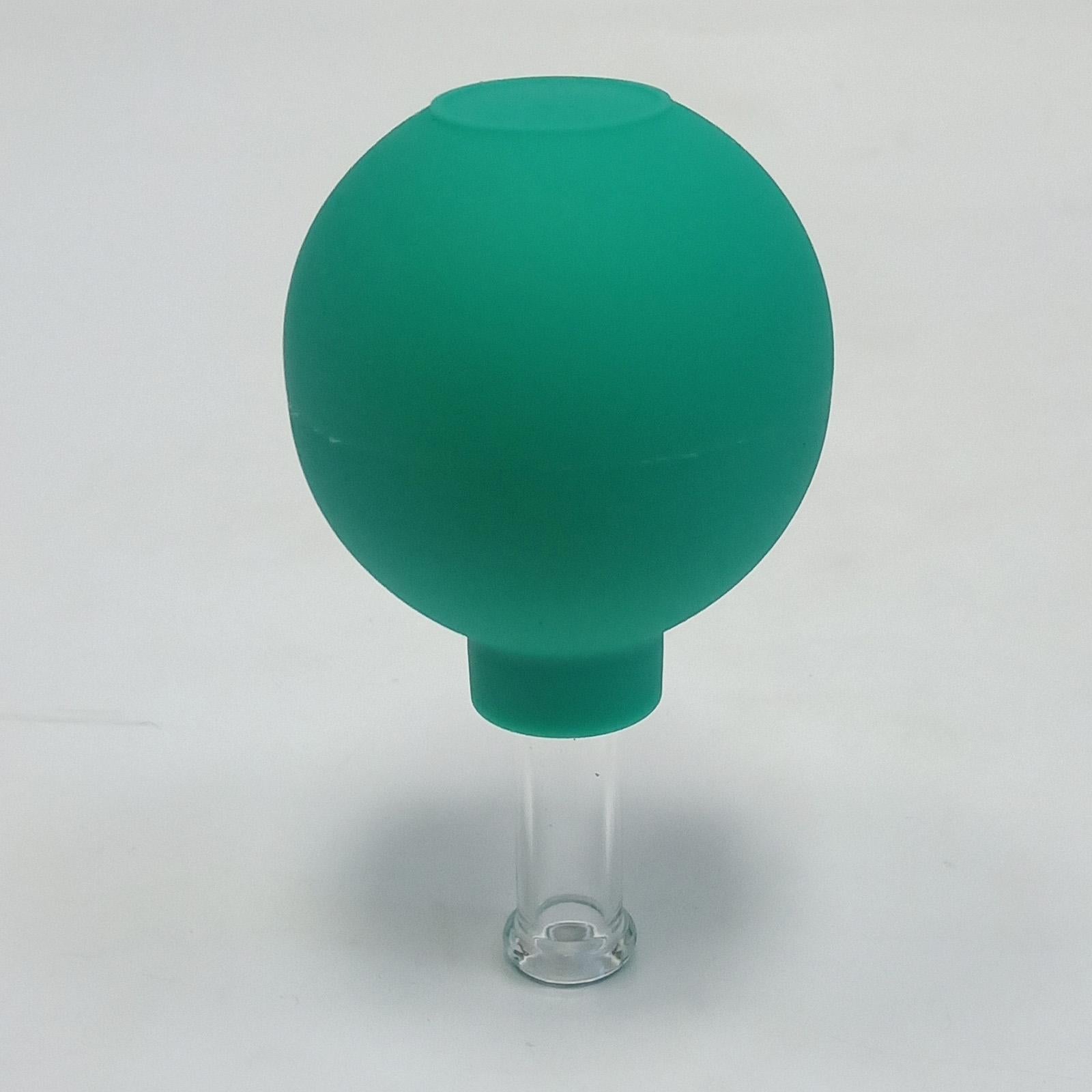 4Pcs Facial Cupping Therapy Massage Vacuum Suction Glass Cups Green
