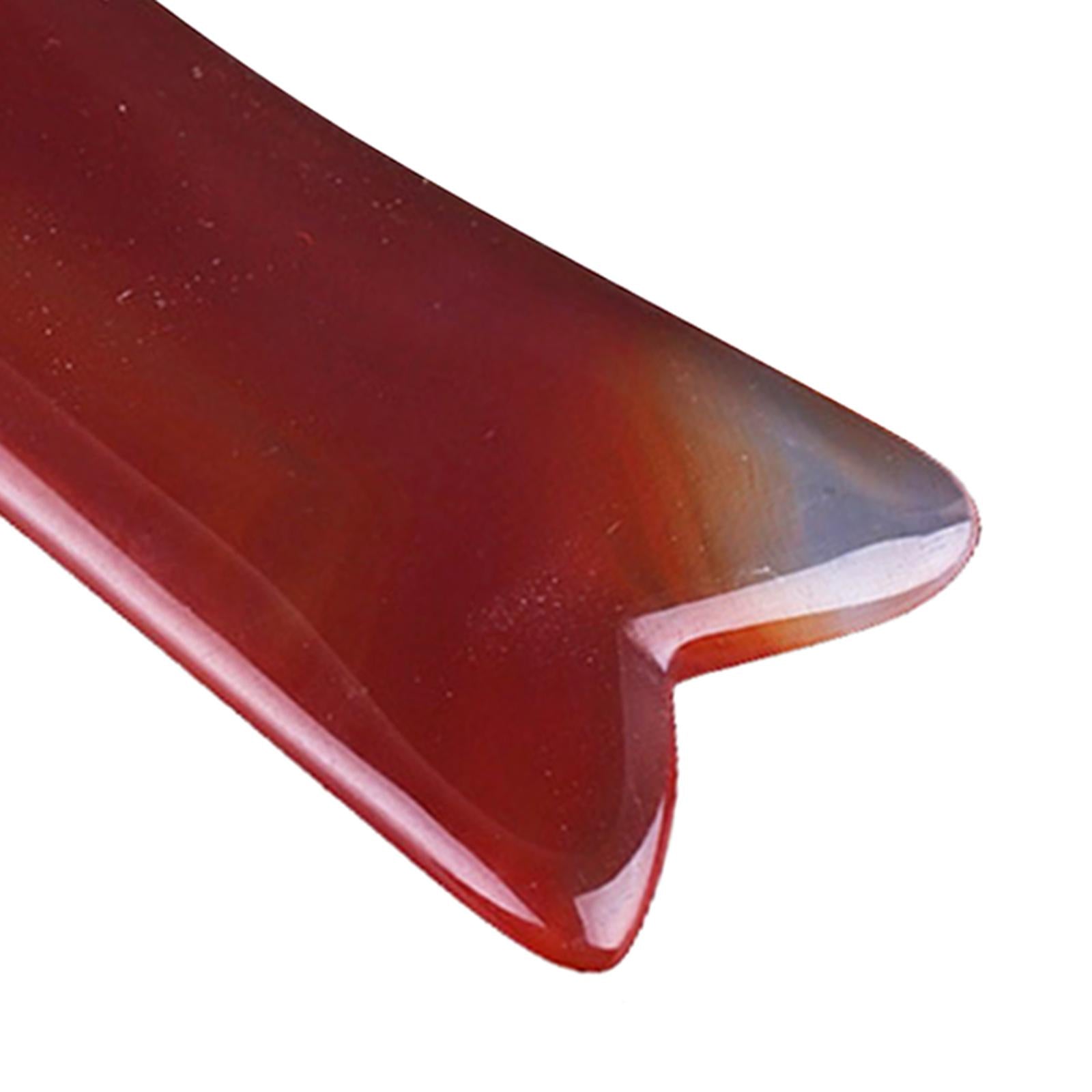 Red Jade Roller Gua Sha Scraping Massage Face Facial Tool Shape 03