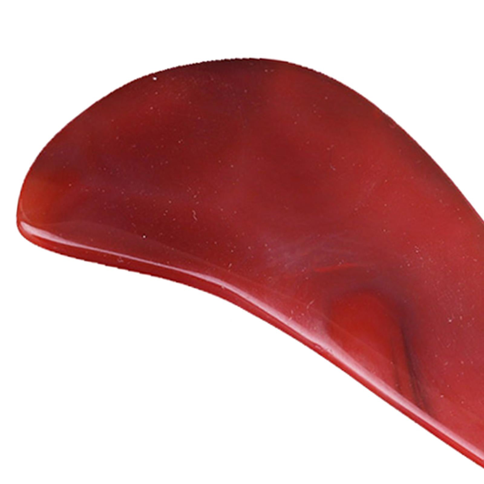 Red Jade Roller Gua Sha Scraping Massage Face Facial Tool Shape 05