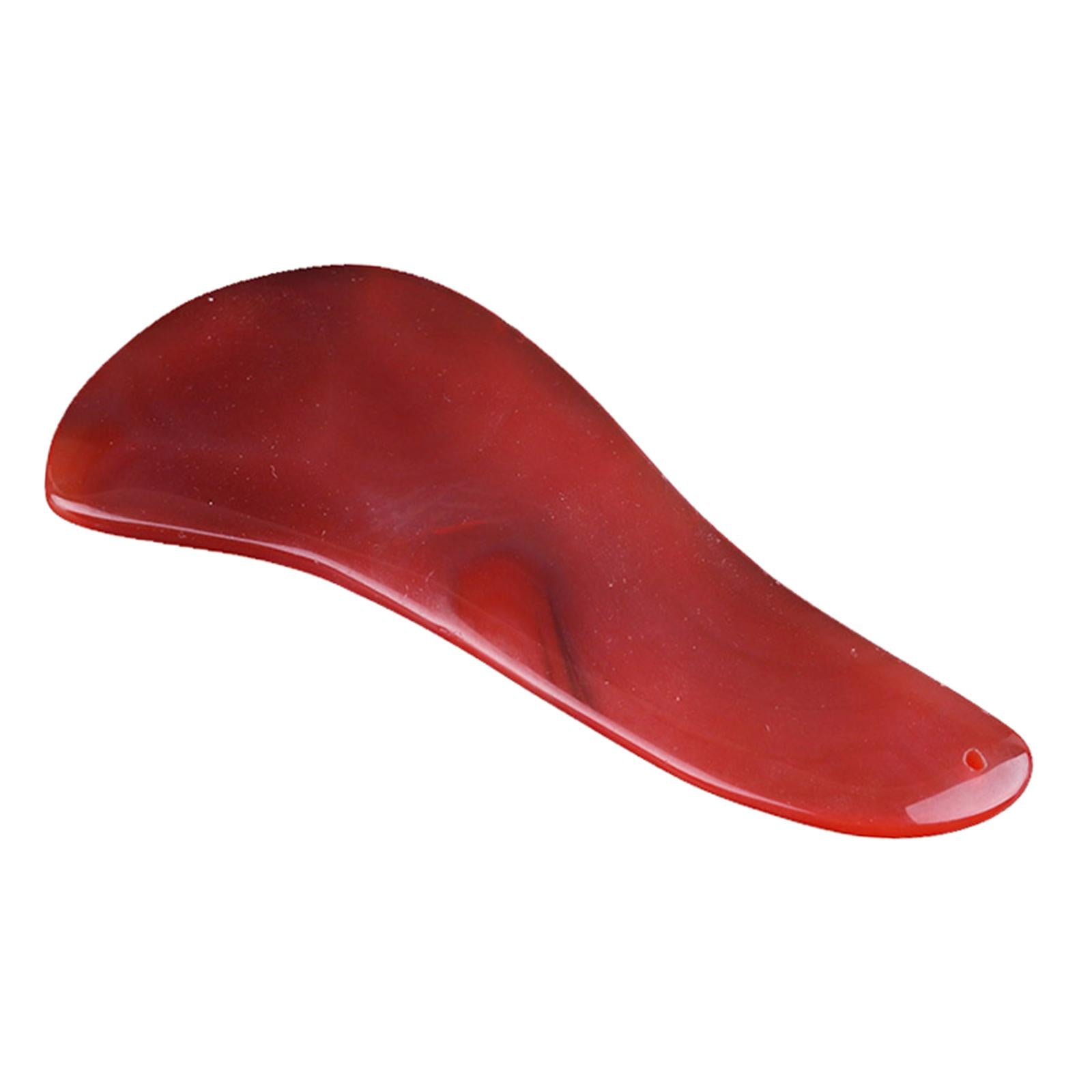 Red Jade Roller Gua Sha Scraping Massage Face Facial Tool Shape 05