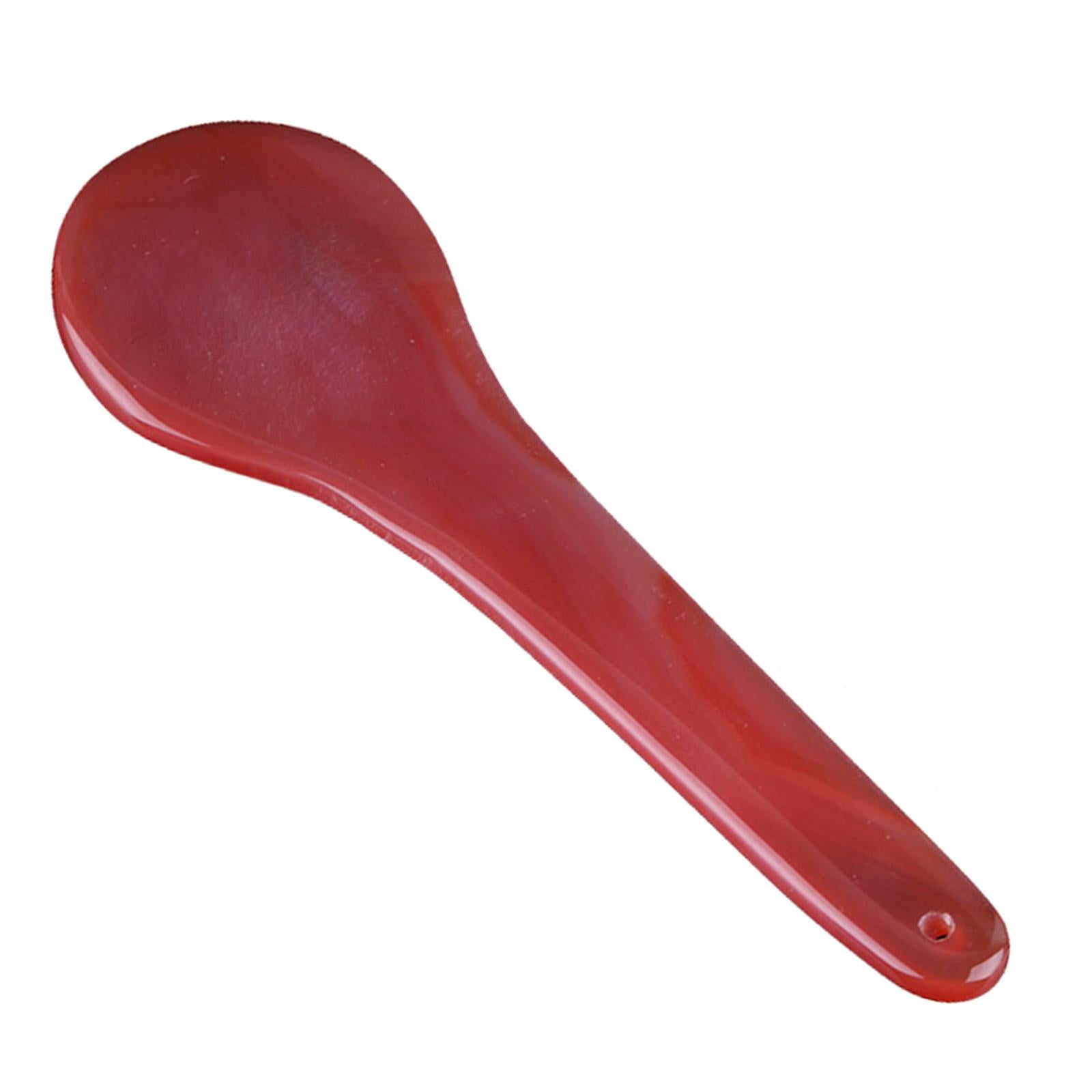 Red Jade Roller Gua Sha Scraping Massage Face Facial Tool Shape 06