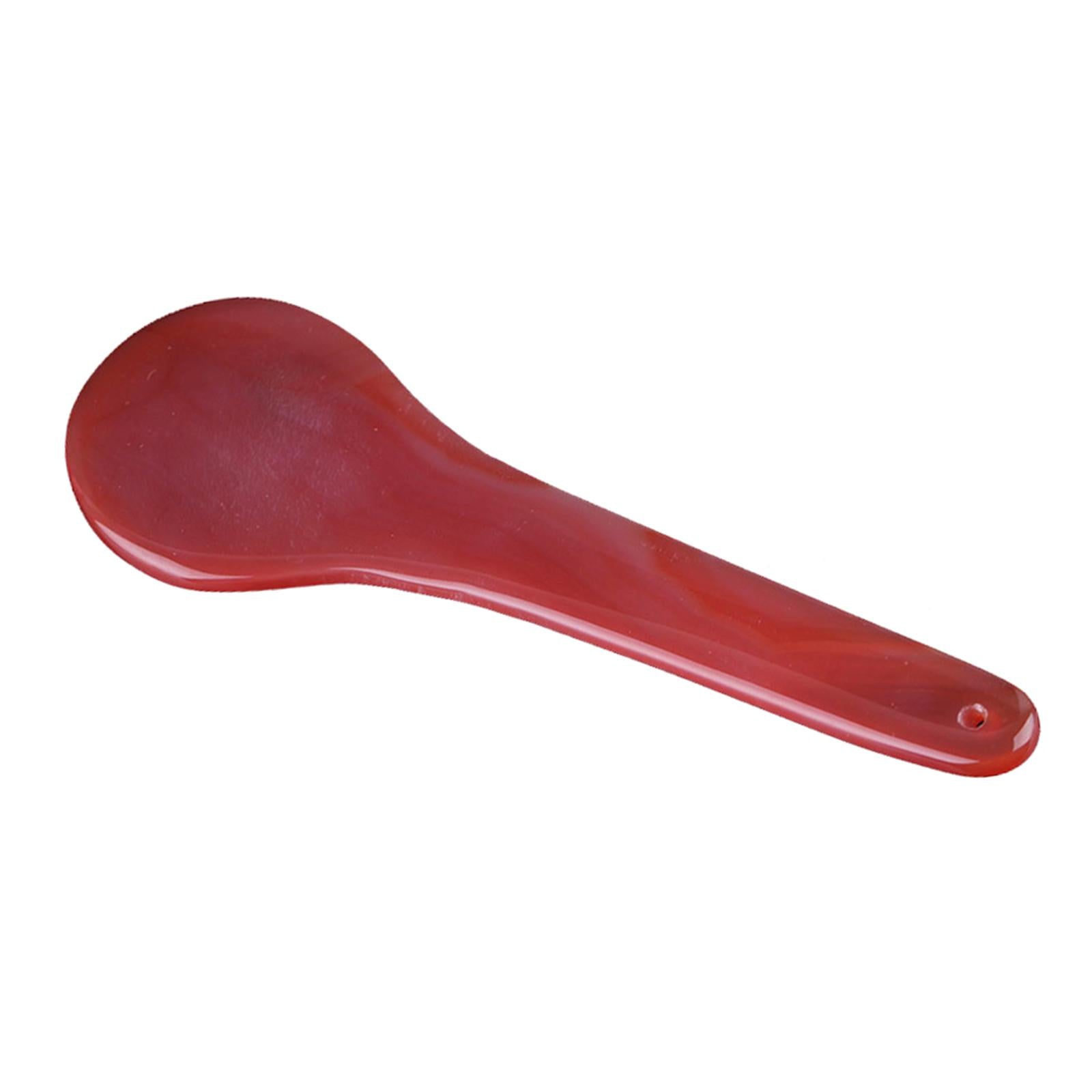 Red Jade Roller Gua Sha Scraping Massage Face Facial Tool Shape 06