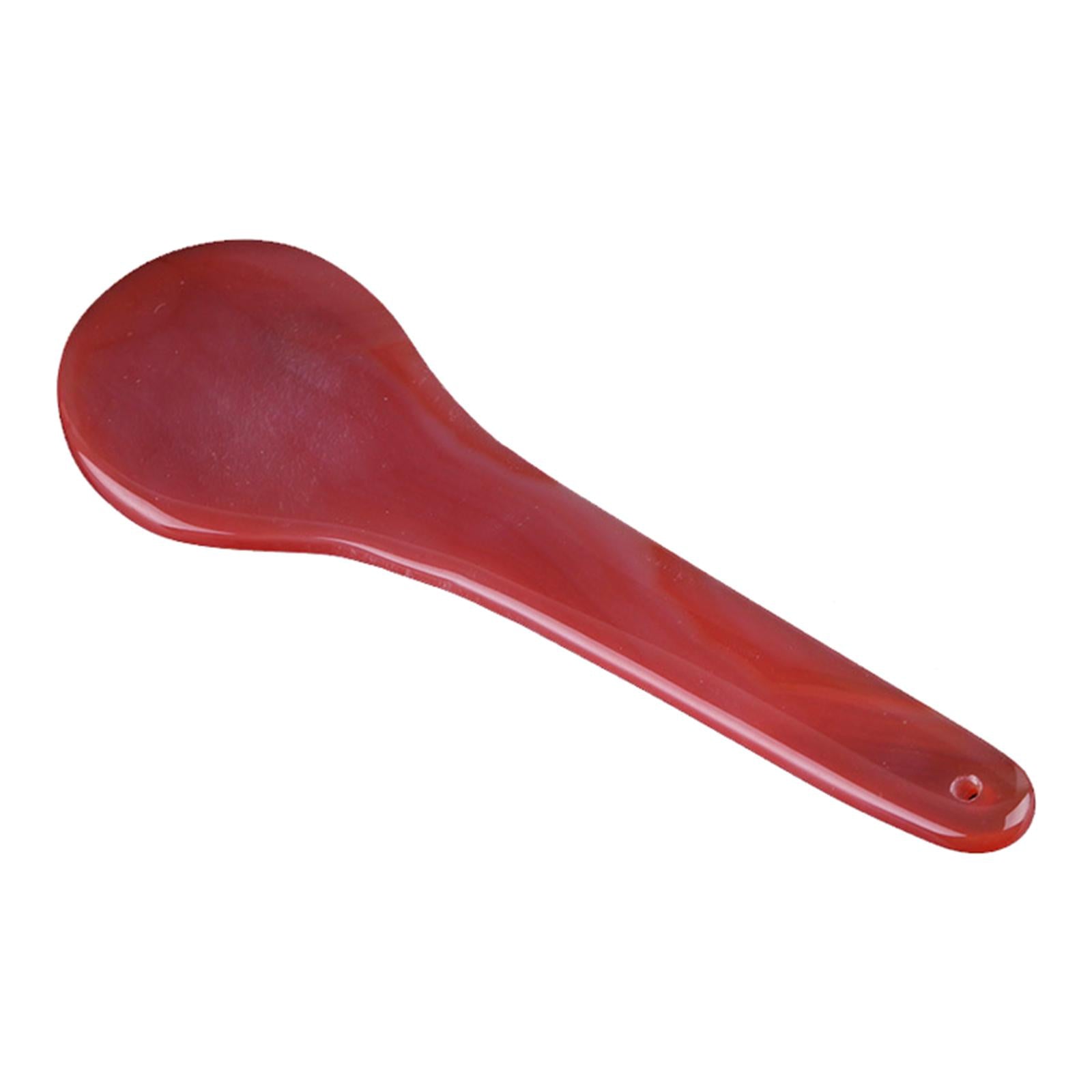 Red Jade Roller Gua Sha Scraping Massage Face Facial Tool Shape 06