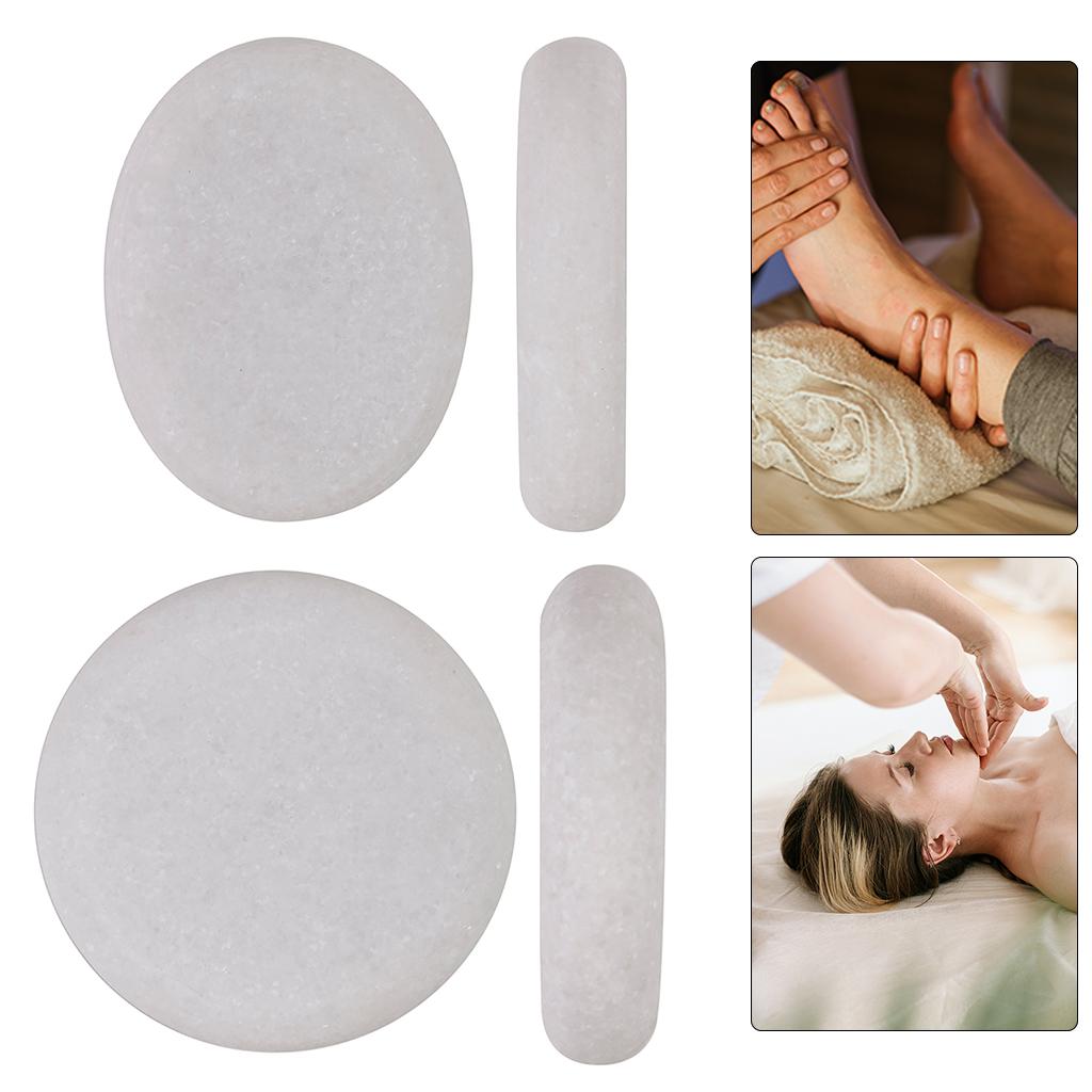 Oval Hot Massage Stone Heated Stones Warmer Rock for Spa Massage Therapy 80 x 60x16mm