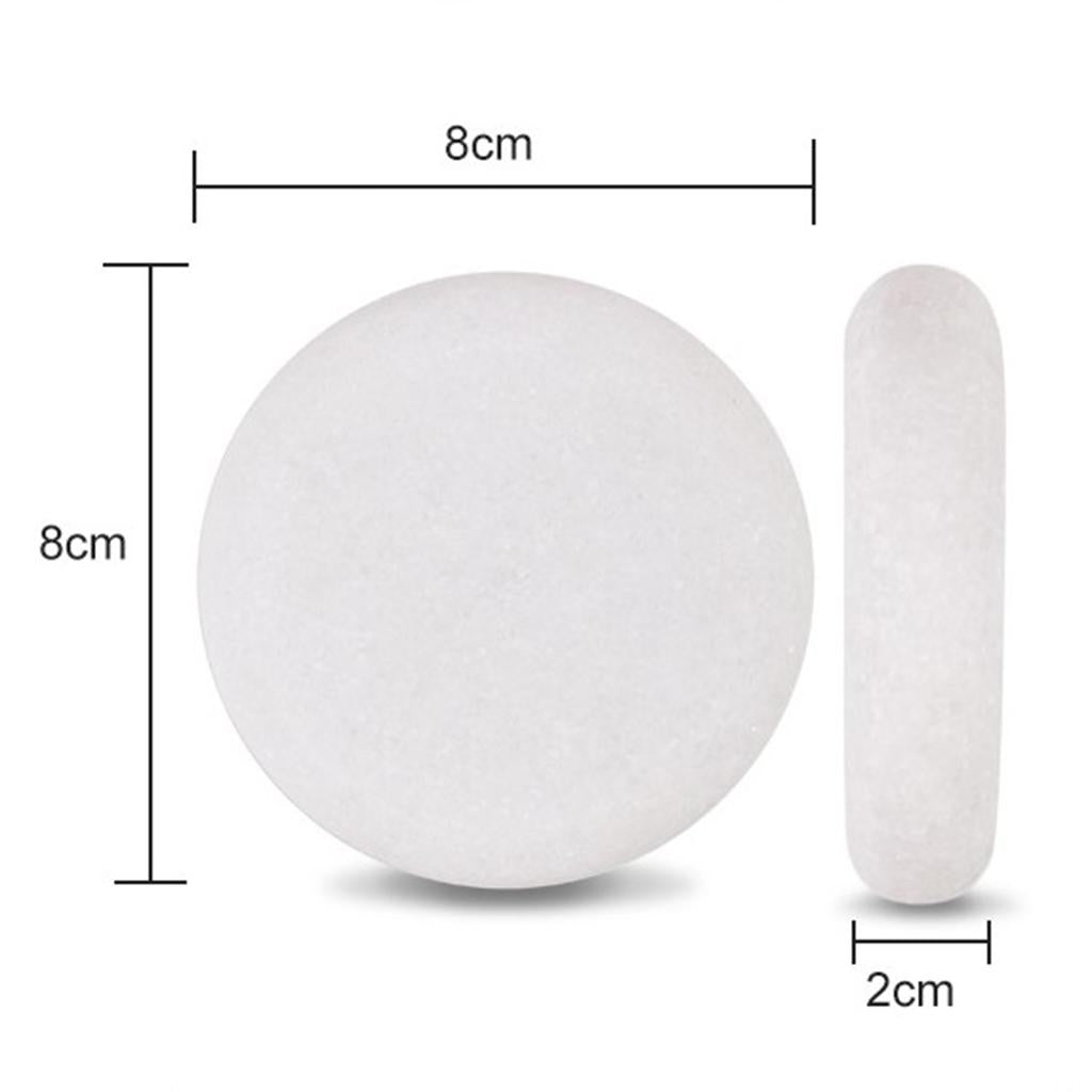 Oval Hot Massage Stone Heated Stones Warmer Rock for Spa Massage Therapy 80x 80x20mm