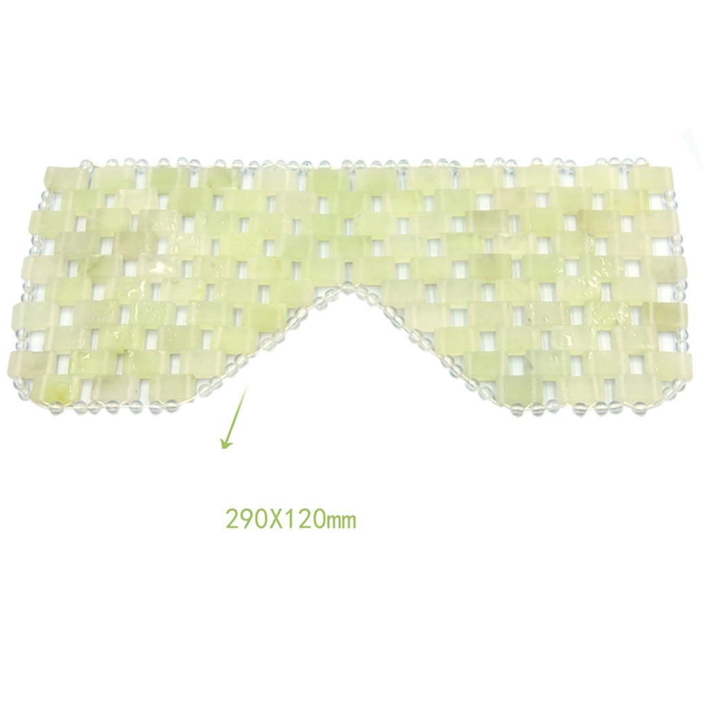 Cooling Jade Sleep Mask Eye Mask for Relaxation Dark Circles Remove wrinkles Small sparse style