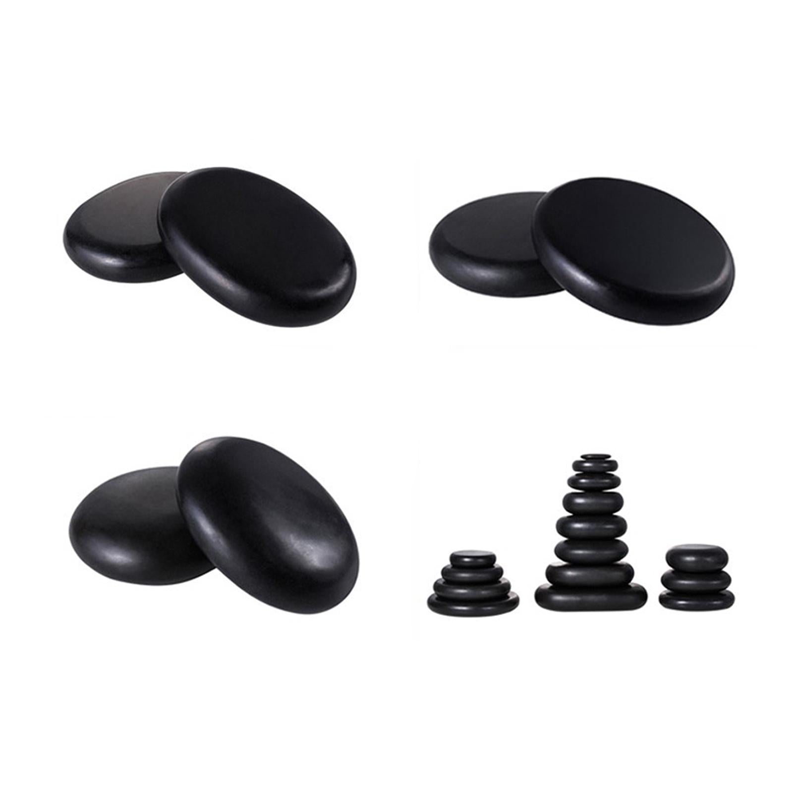 Natural Facial Spa Therapy Massage Stones Pain Relief Hot Stone 15x15x1.8cm