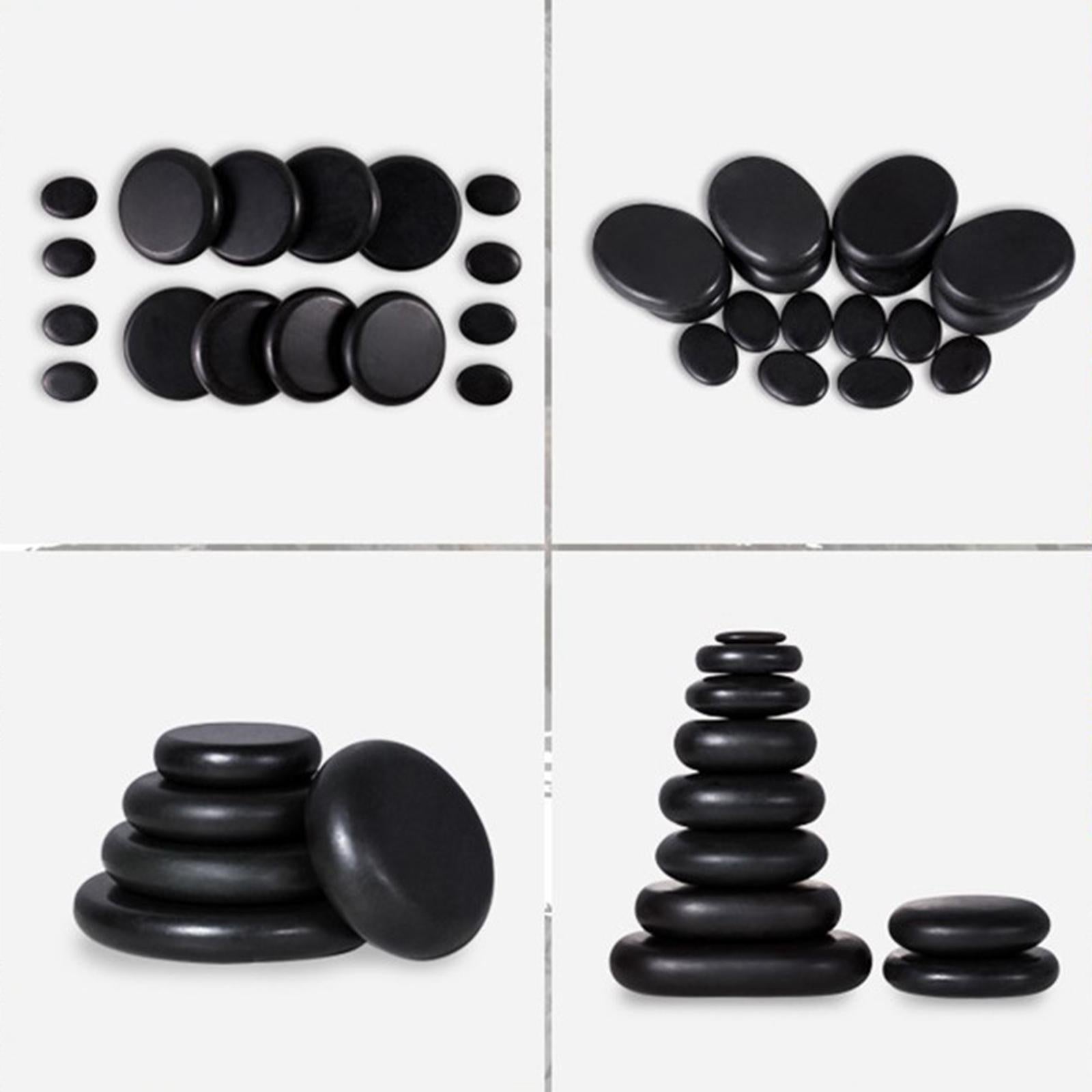Natural Facial Spa Therapy Massage Stones Pain Relief Hot Stone 15x7.5x3cm
