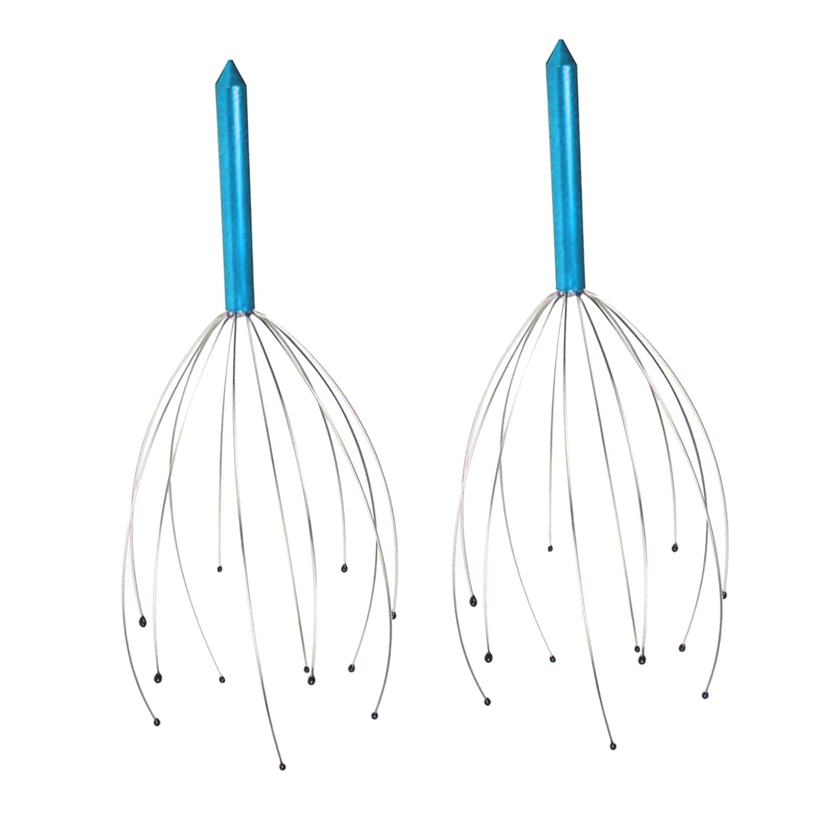 Scalp Massagers Tool Handheld Head Massage Tingler  blue