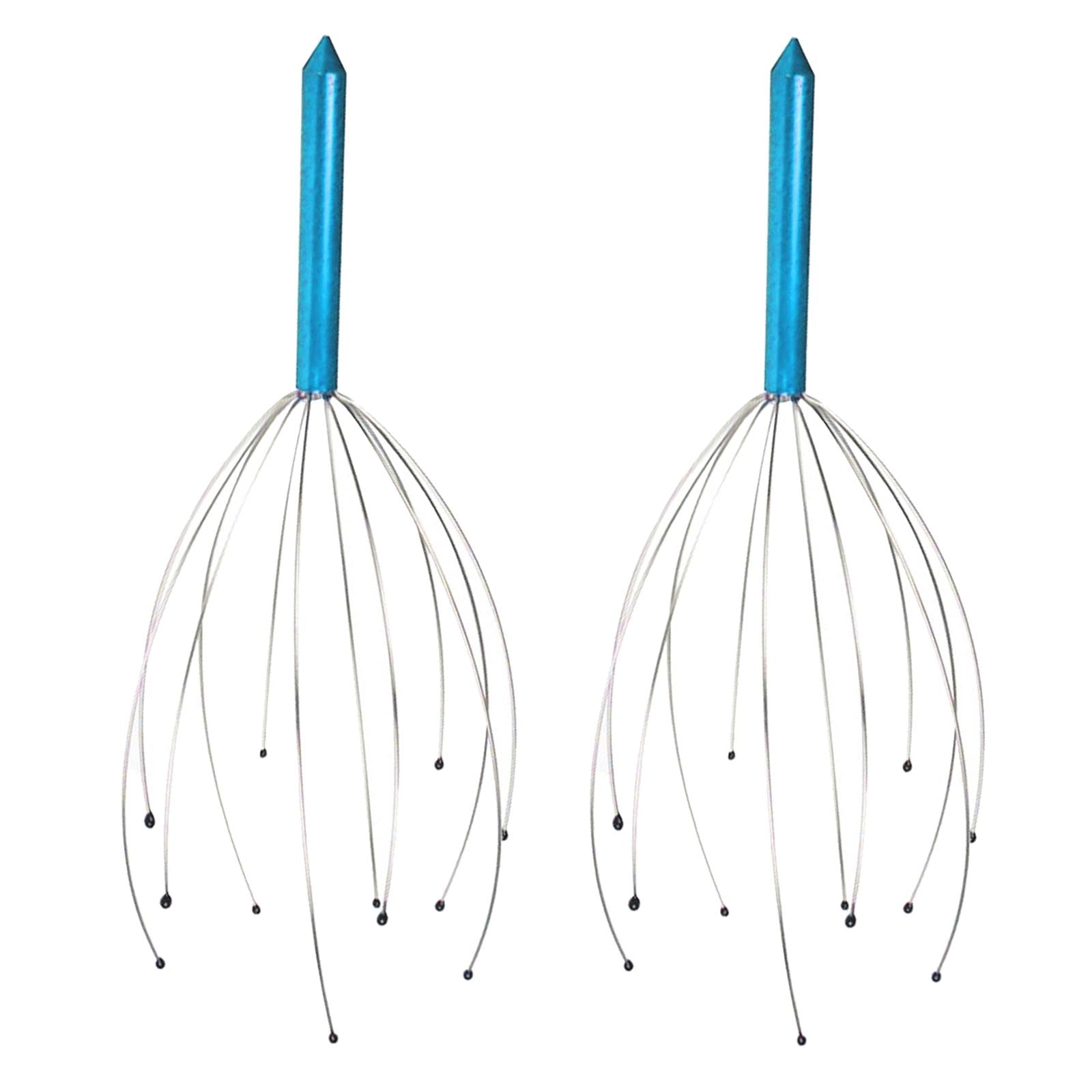 Scalp Massagers Tool Handheld Head Massage Tingler  blue