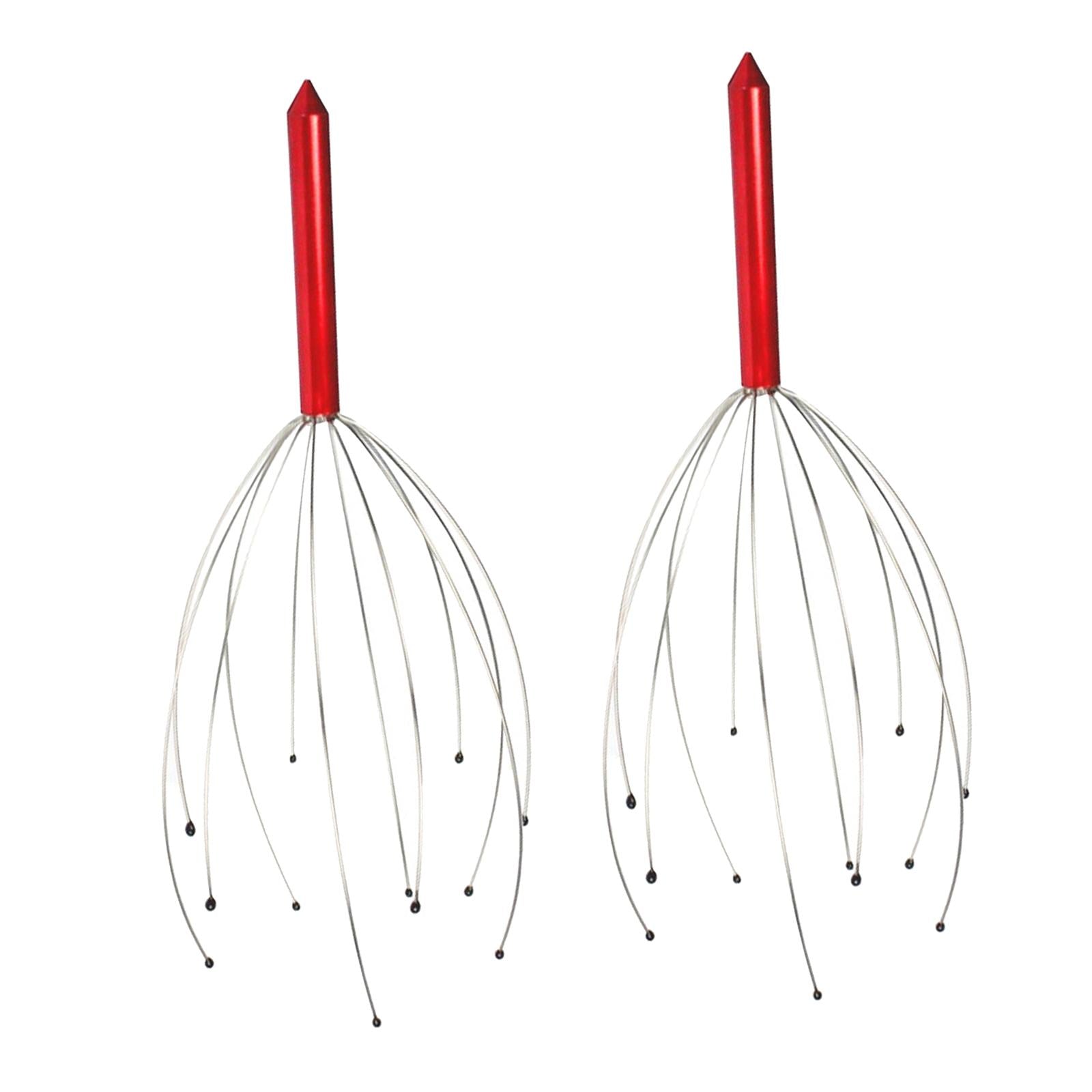 Scalp Massagers Tool Handheld Head Massage Tingler  red