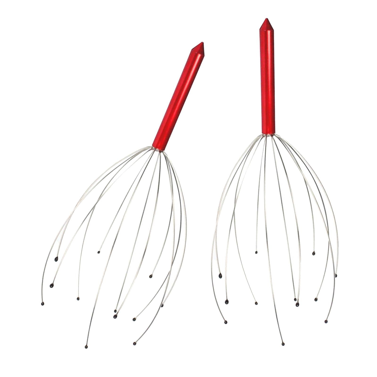 Scalp Massagers Tool Handheld Head Massage Tingler  red