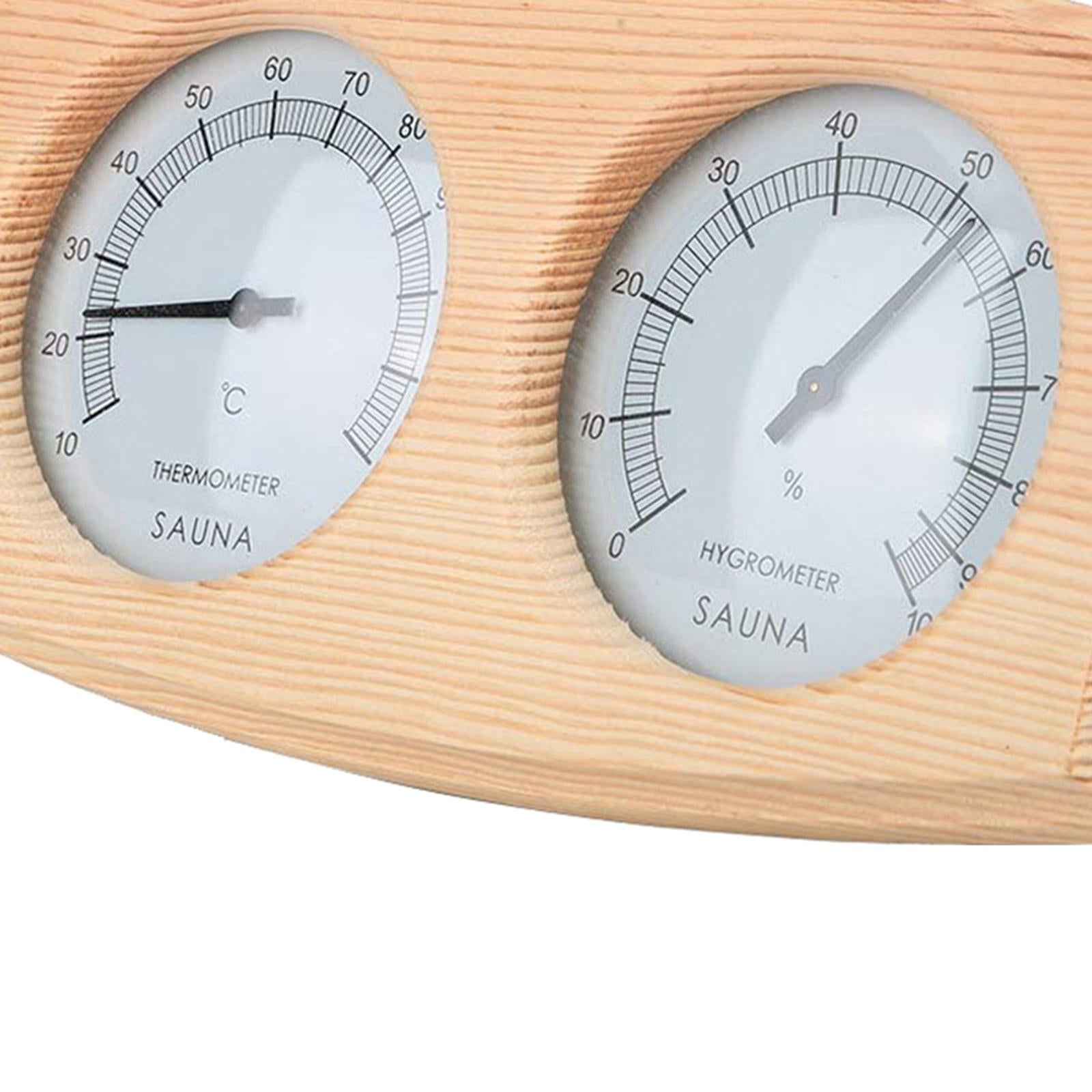 2in1 Portable Wall Mounted Sauna Thermometer Hygrothermograph Sauna Tools