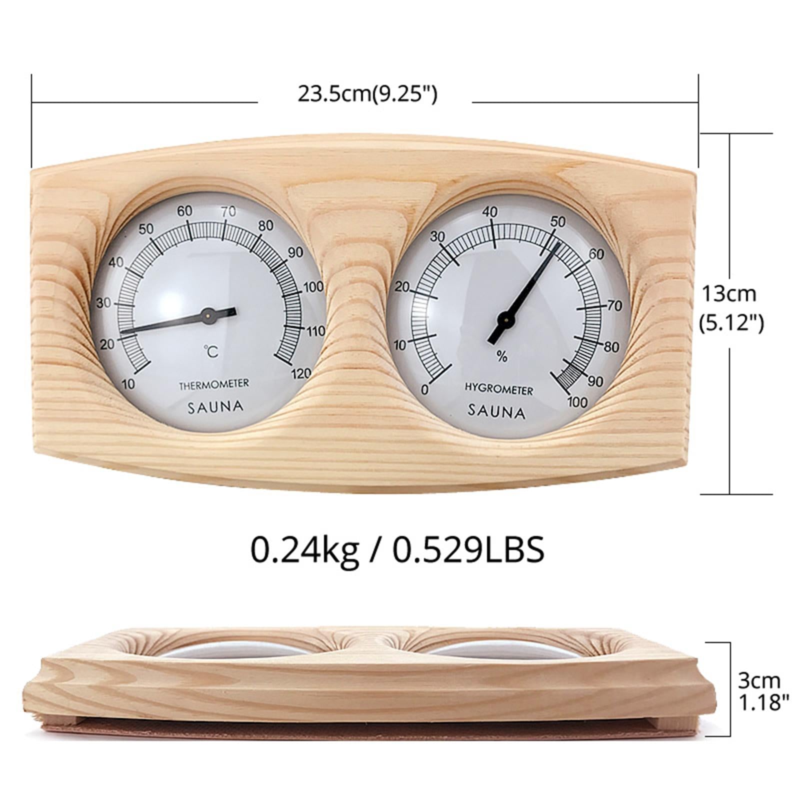 2in1 Portable Wall Mounted Sauna Thermometer Hygrothermograph Sauna Tools