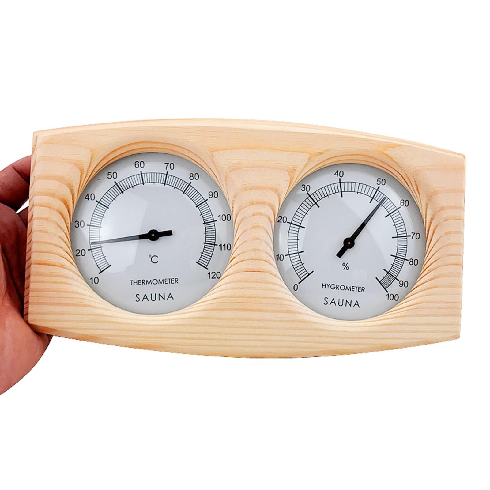 2in1 Portable Wall Mounted Sauna Thermometer Hygrothermograph Sauna Tools