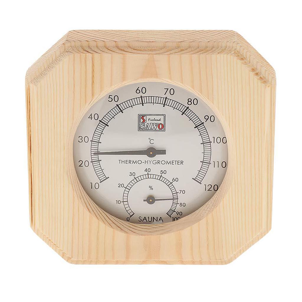2in1 Wood Thermometer Hygrometer Sauna Room Equipment Sauna Accessories