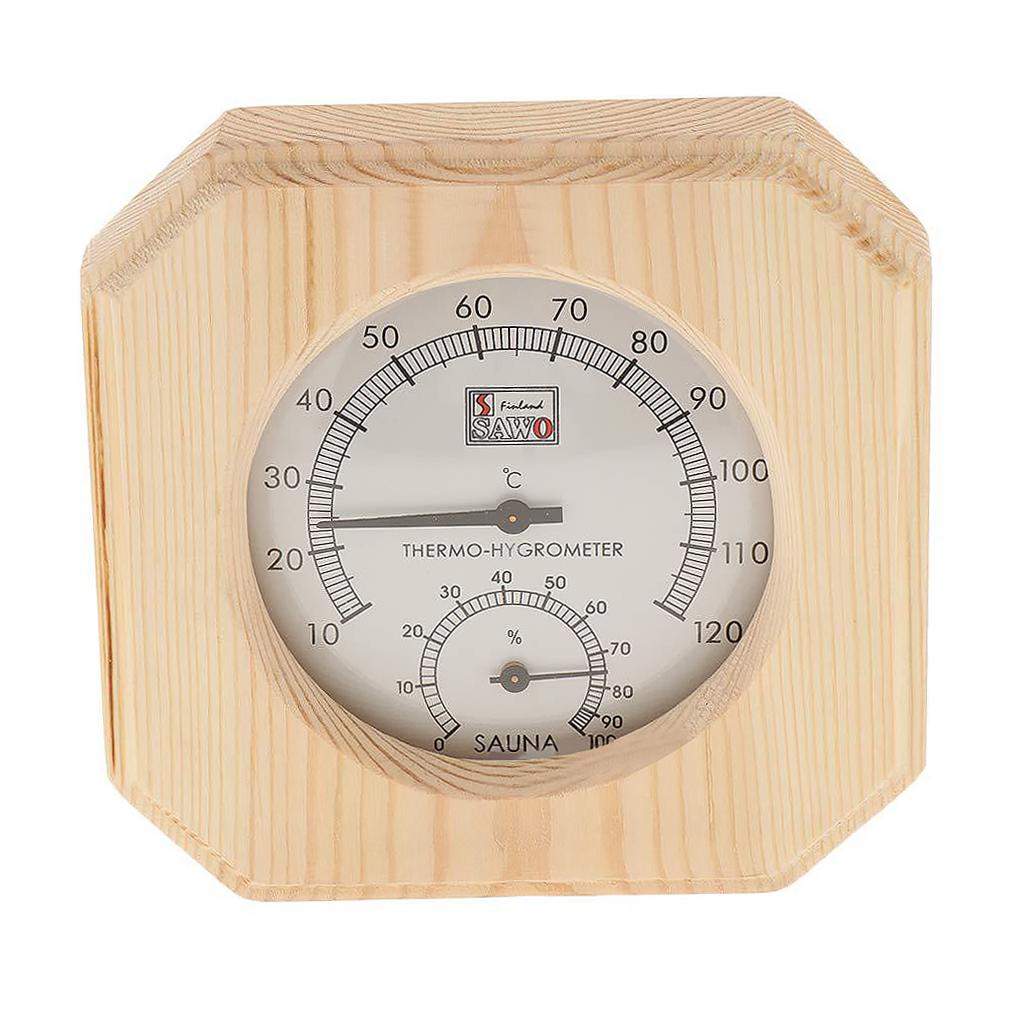 2in1 Wood Thermometer Hygrometer Sauna Room Equipment Sauna Accessories