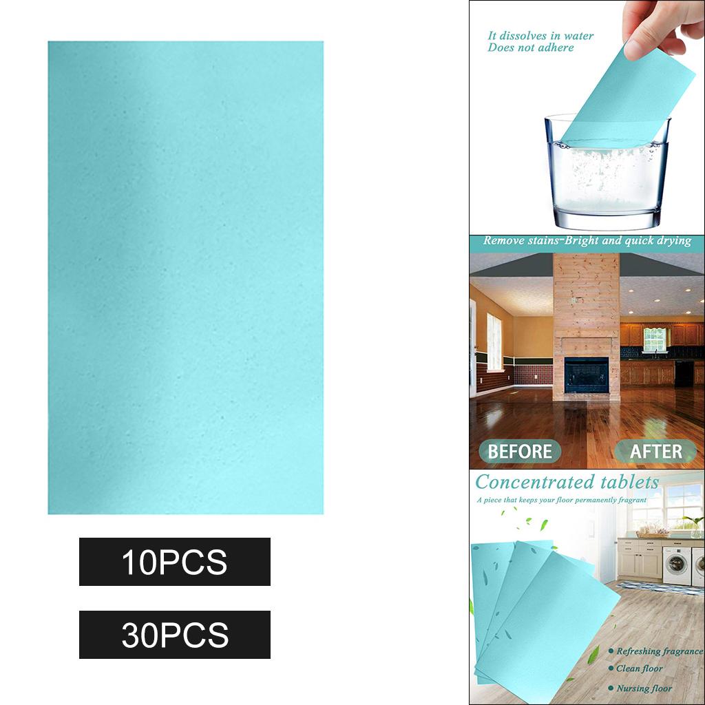 High-Efficient Cleaning Sheet for Wooden Floor Tiles Deodorize Dirt 10Pcs