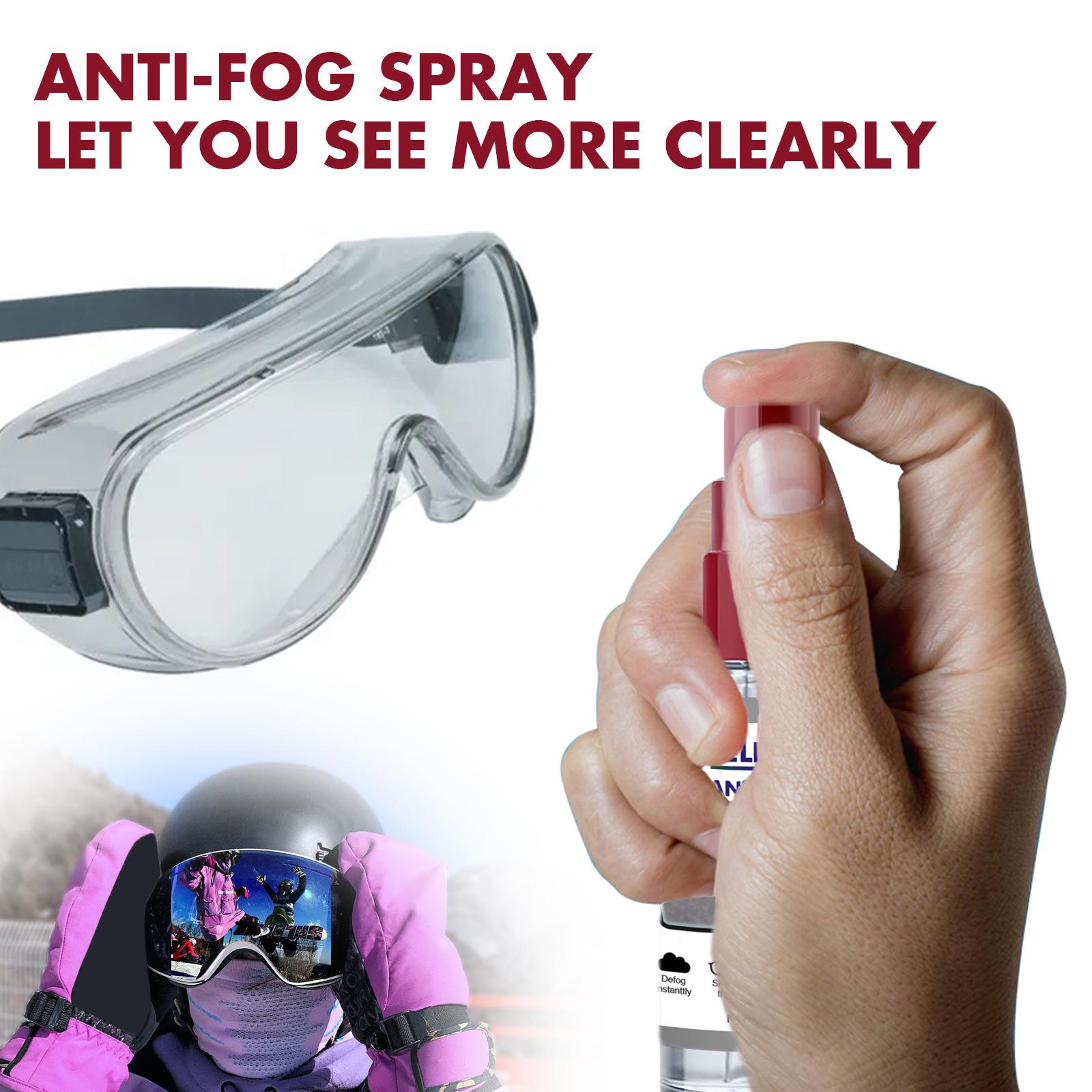 Anti Fog Spray Masks Lens Defogger for Eyeglasses Goggles Windows 60ml
