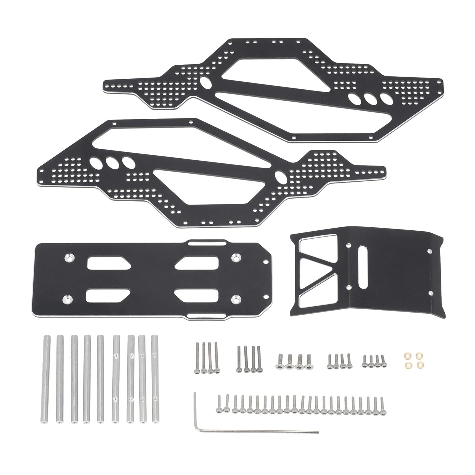 CNC Chassis Frame Body Kit for Axial SCX24 1/24 RC Crawler Car Accessory