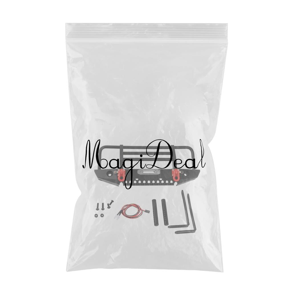 1:10 RC Crawler Metal Anticollision Front Bumper for Parts
