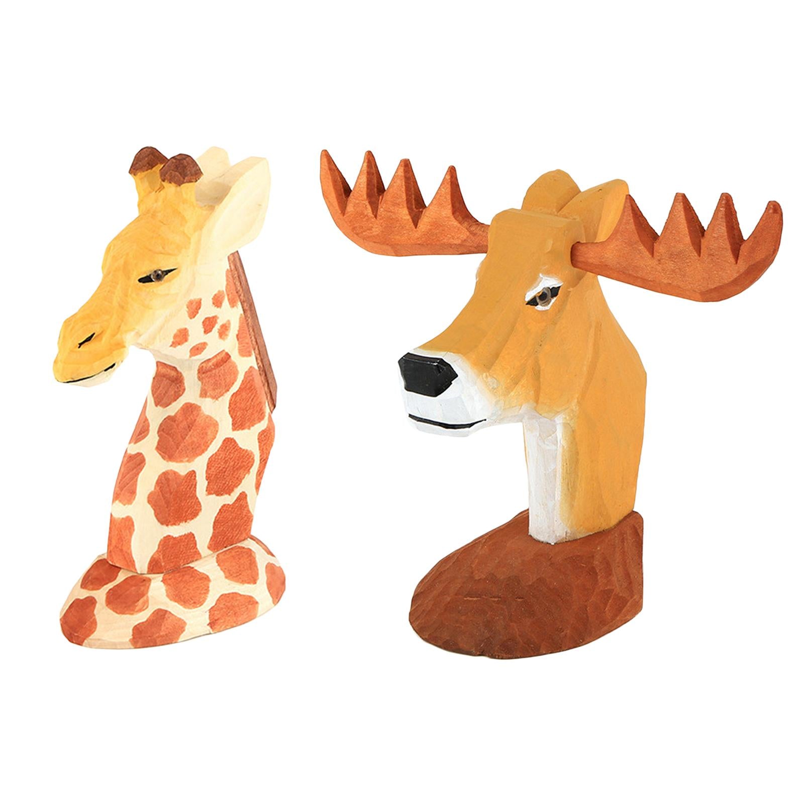 Wooden Handmade Spectacle Eyeglass Holder Animal Display Rack Giraffe