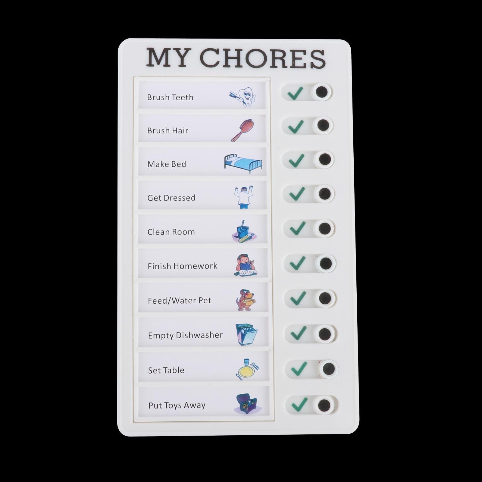 Memo Board Note Pad Chore Chart Daily Planner Reminding Time  My Chores