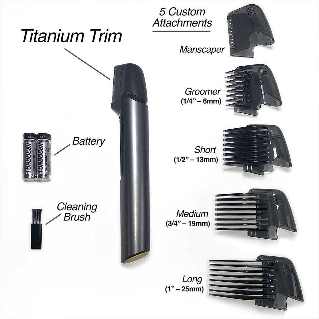 Titanium Trim hair Cutting Tool Multi-use 5 in 1 Body Shaver for Haircutting