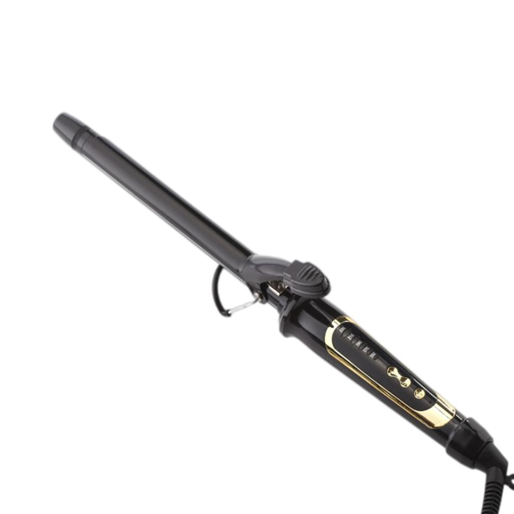 Portable Auto Hair Curler 5 Level for Curls Waves Diameter 22mm Black