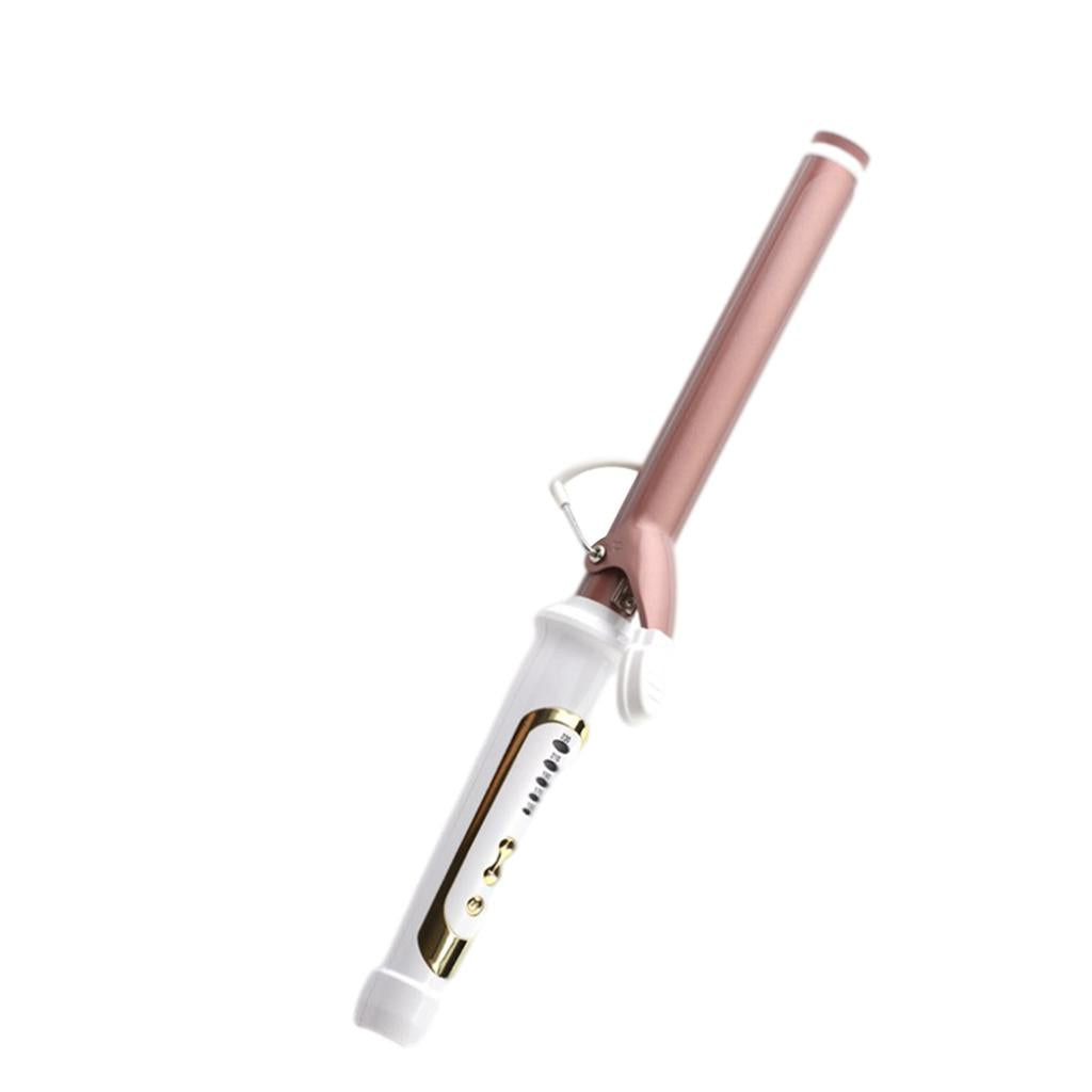 Portable Auto Hair Curler 5 Level for Curls Waves Diameter 19mm Rose Gold