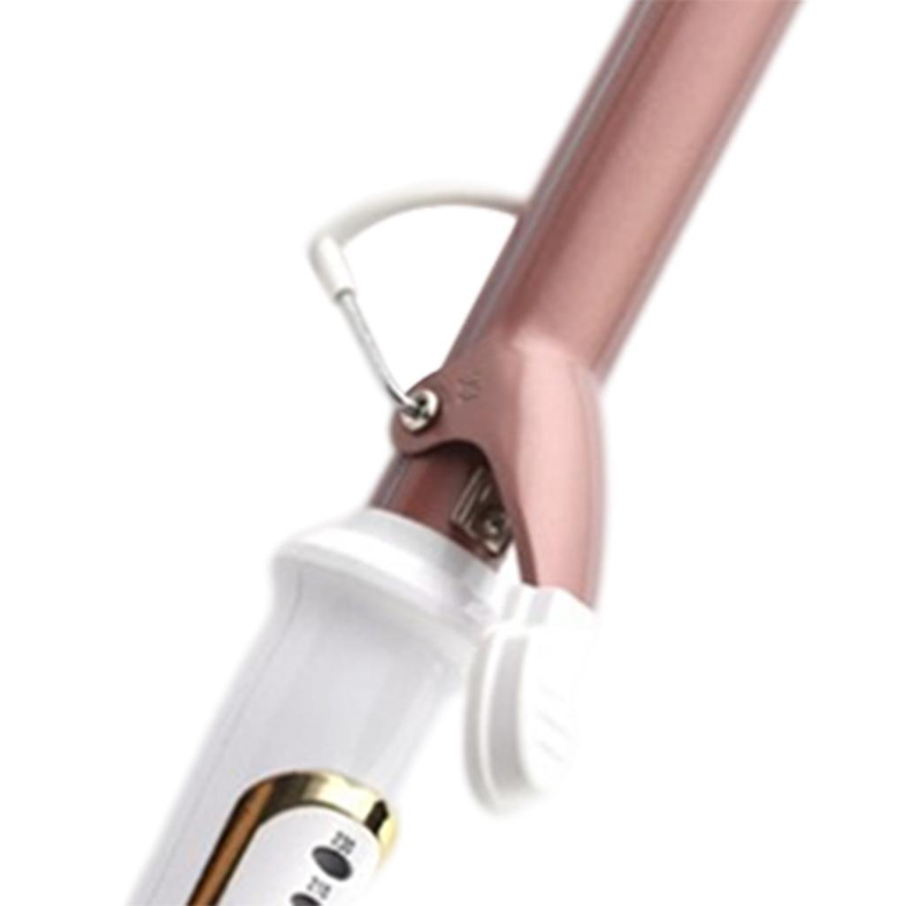 Portable Auto Hair Curler 5 Level for Curls Waves Diameter 22mm Rose Gold