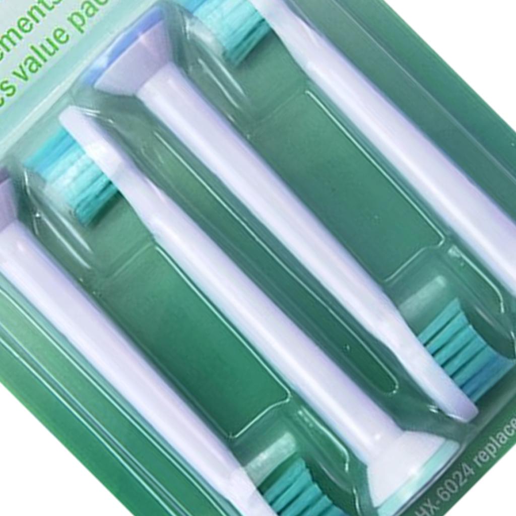 Replacement Toothbrush Heads Pack of 4 for Phillips Sonicare HX6024