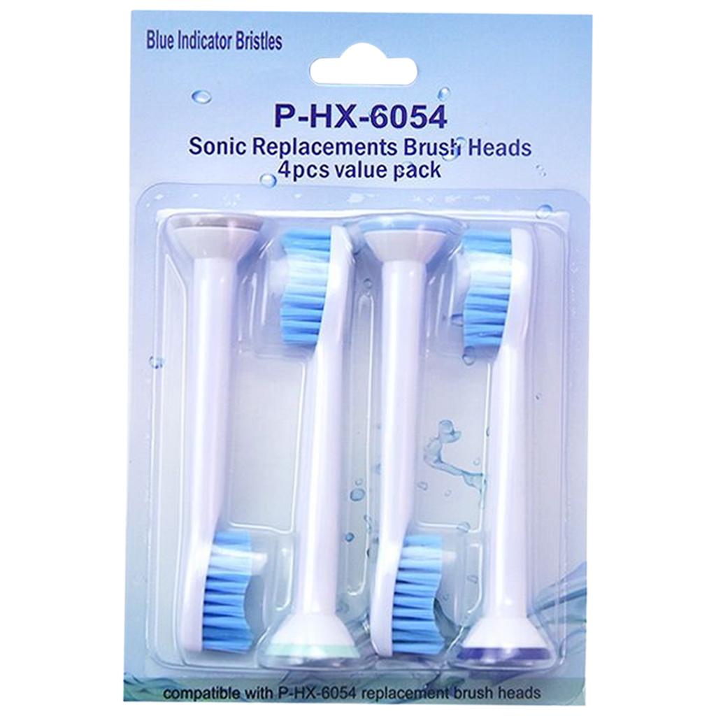 Replacement Toothbrush Heads Pack of 4 for Phillips Sonicare  HX6054