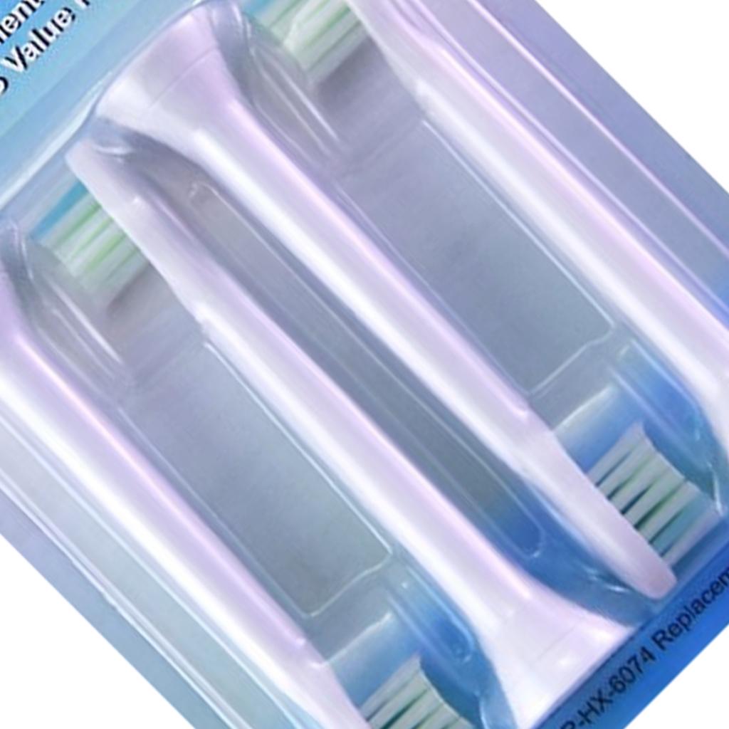 Replacement Toothbrush Heads Pack of 4 for Phillips Sonicare HX6074