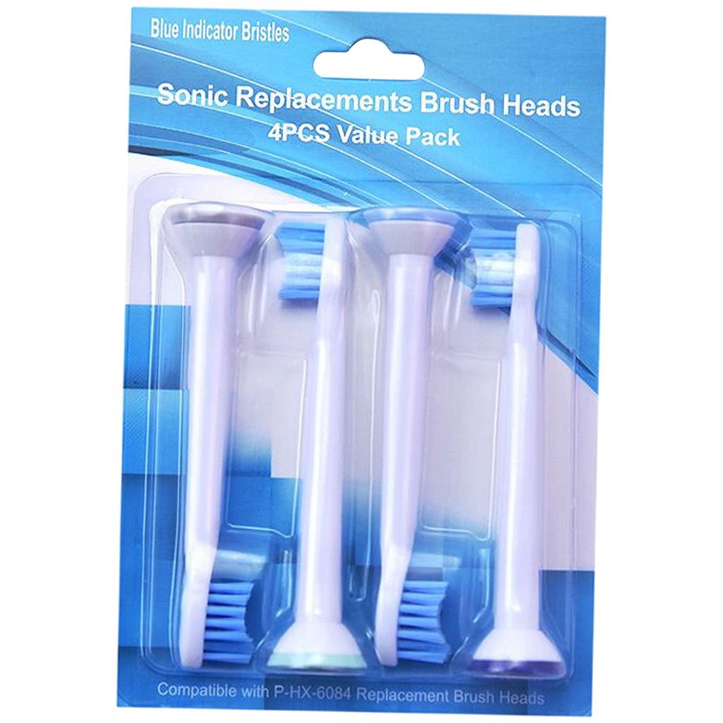 Replacement Toothbrush Heads Pack of 4 for Phillips Sonicare HX6084