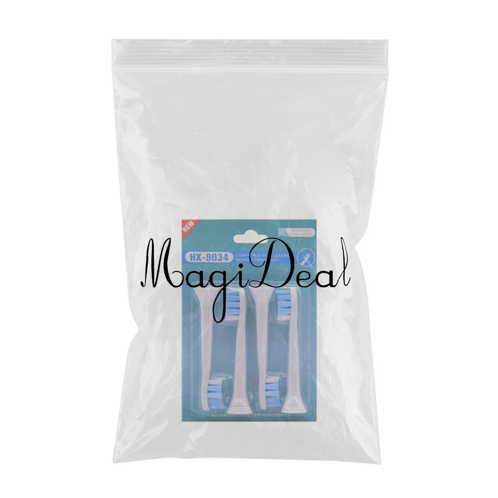 Replacement Toothbrush Heads Pack of 4 for Phillips Sonicare HX9034