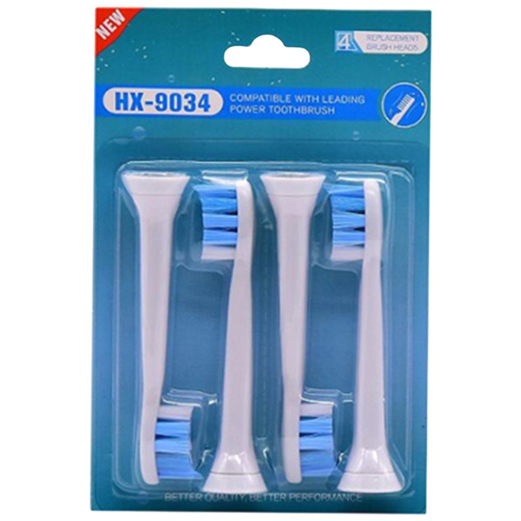 Replacement Toothbrush Heads Pack of 4 for Phillips Sonicare HX9034
