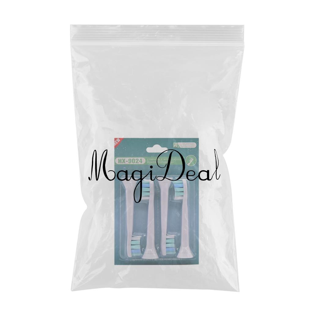 Replacement Toothbrush Heads Pack of 4 for Phillips Sonicare HX9024