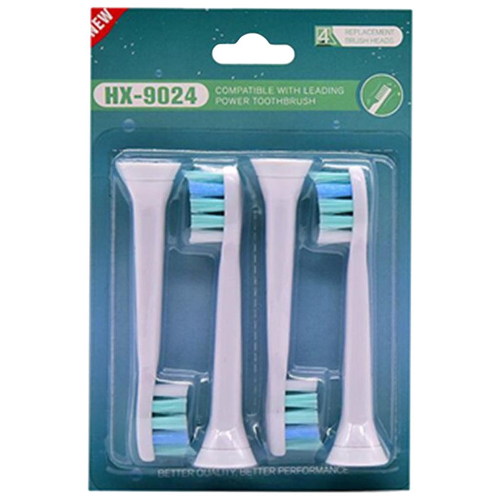Replacement Toothbrush Heads Pack of 4 for Phillips Sonicare HX9024