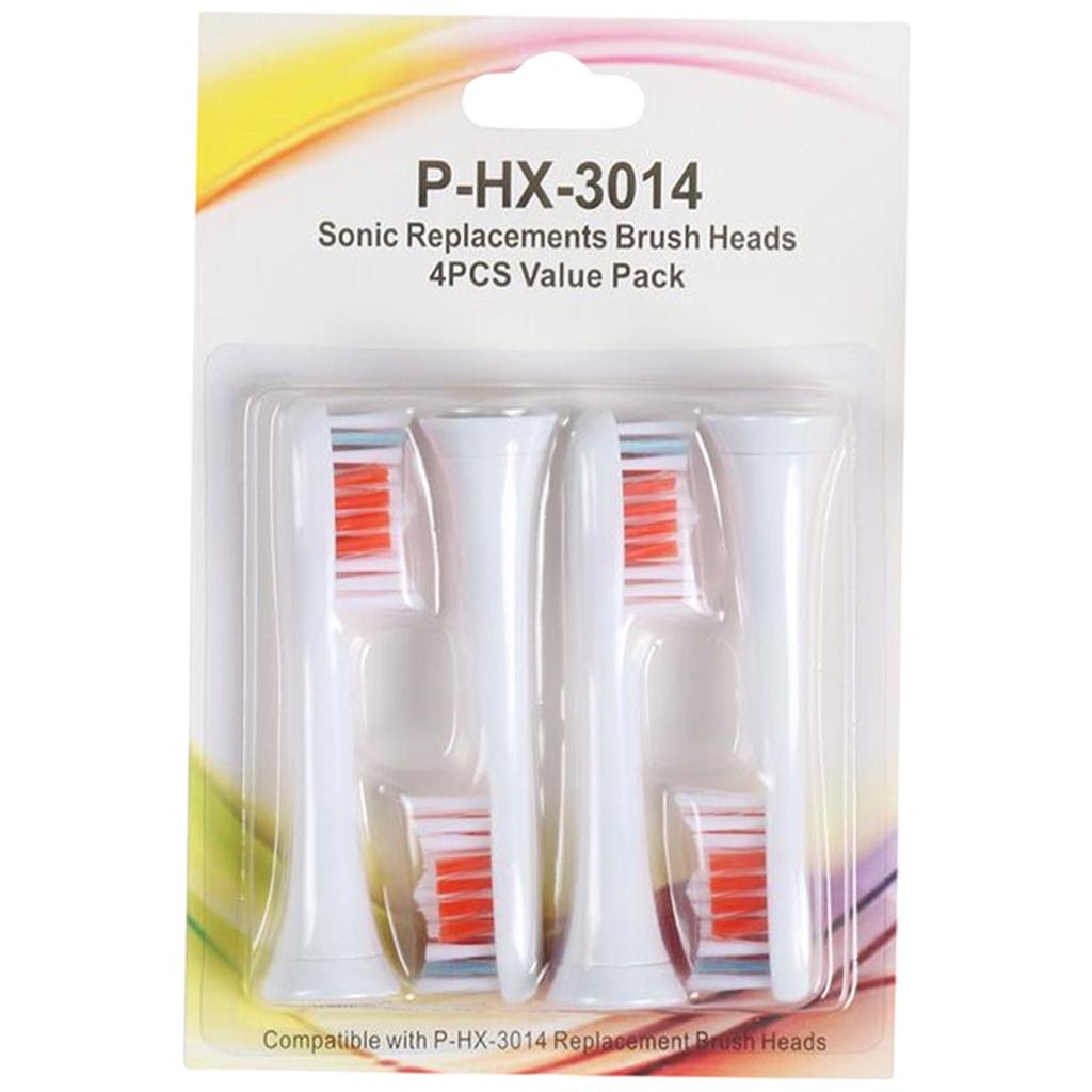 Replacement Toothbrush Heads Pack of 4 for Phillips Sonicare HX3014