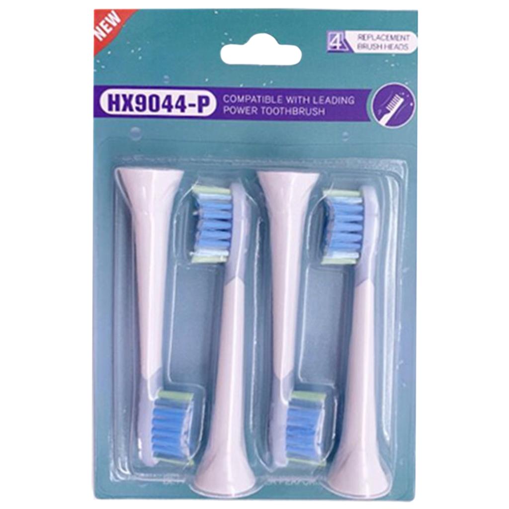 Replacement Toothbrush Heads Pack of 4 for Phillips Sonicare HX9044