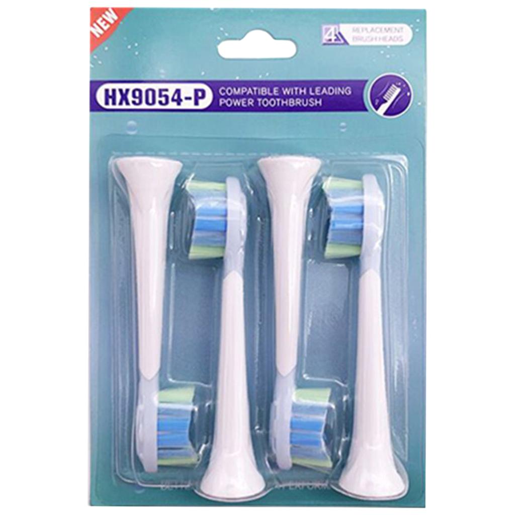 Replacement Toothbrush Heads Pack of 4 for Phillips Sonicare HX9054